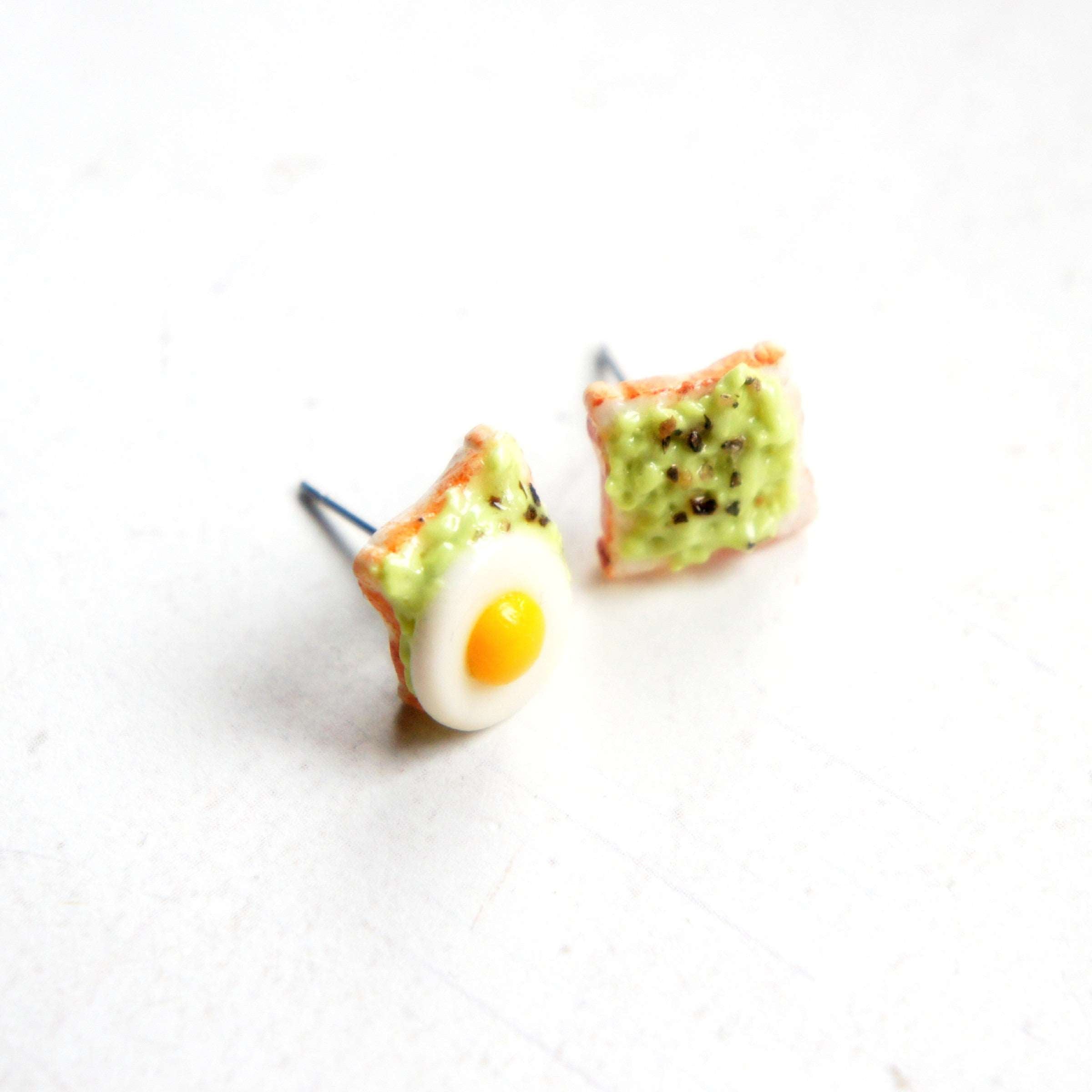 Avocado Toast Stud Earrings - Jillicious charms and accessories