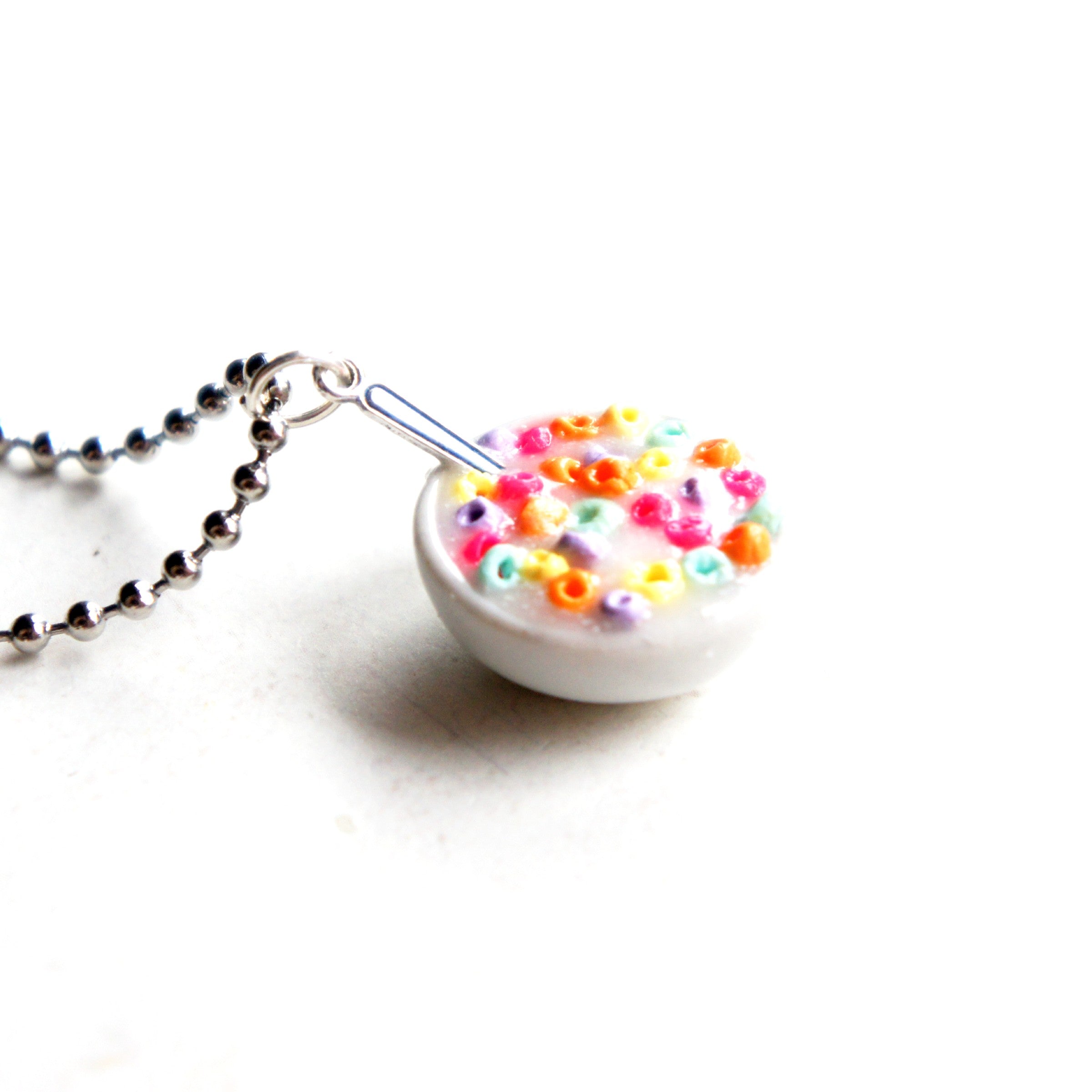 Cereal Bowl Necklace - Jillicious charms and accessories