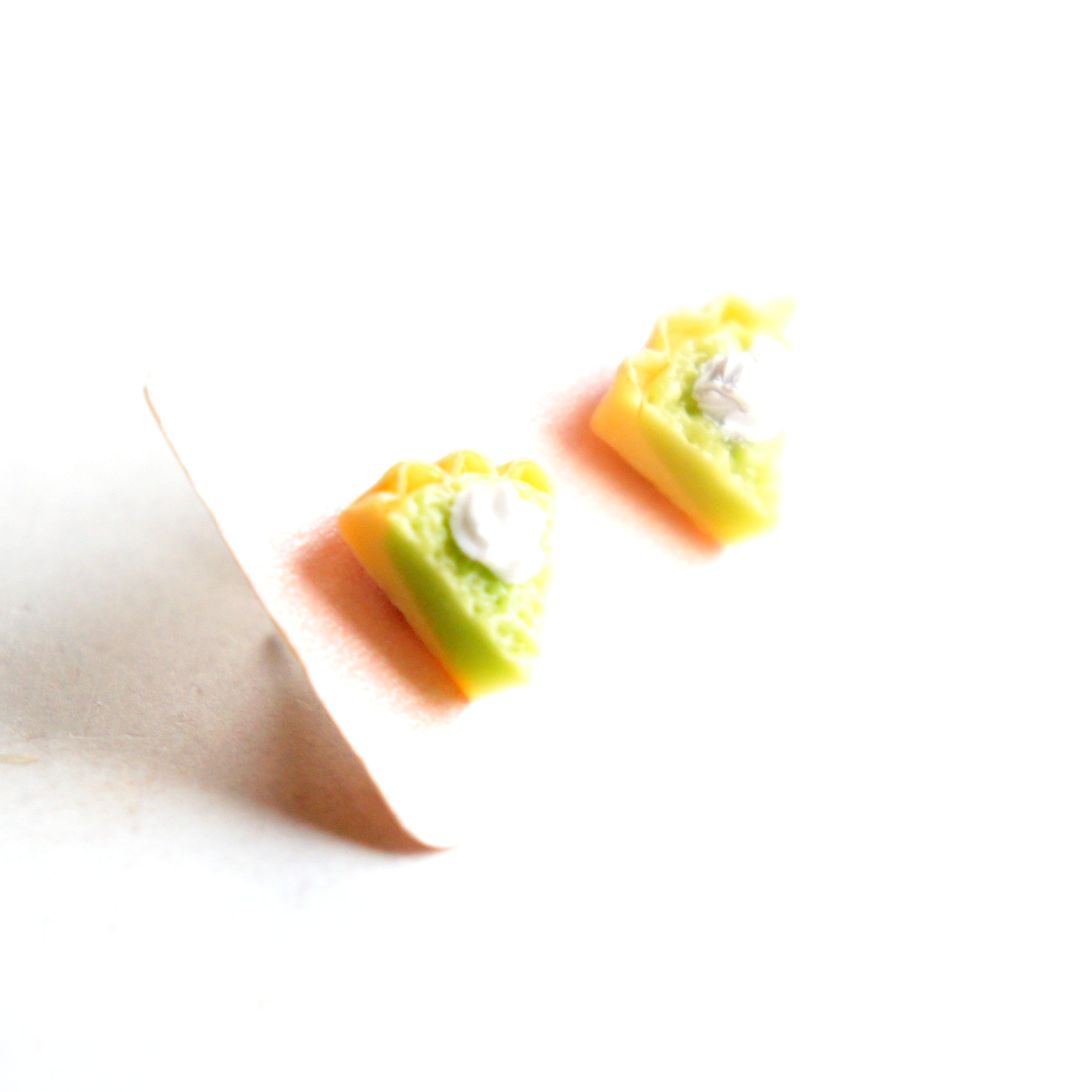 Key Lime Pie Stud Earrings - Jillicious charms and accessories