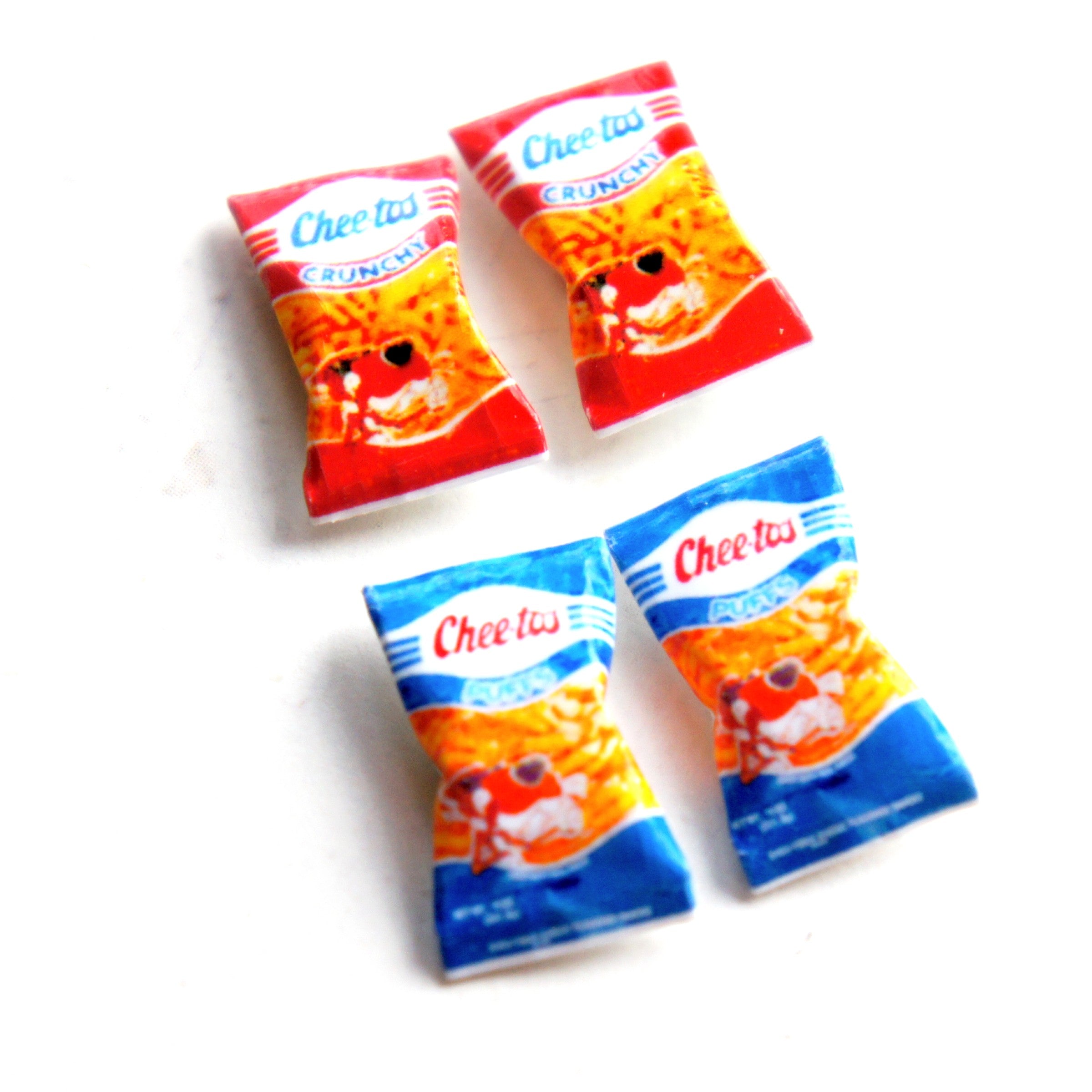 Vintage Cheetos Stud Earrings - Jillicious charms and accessories