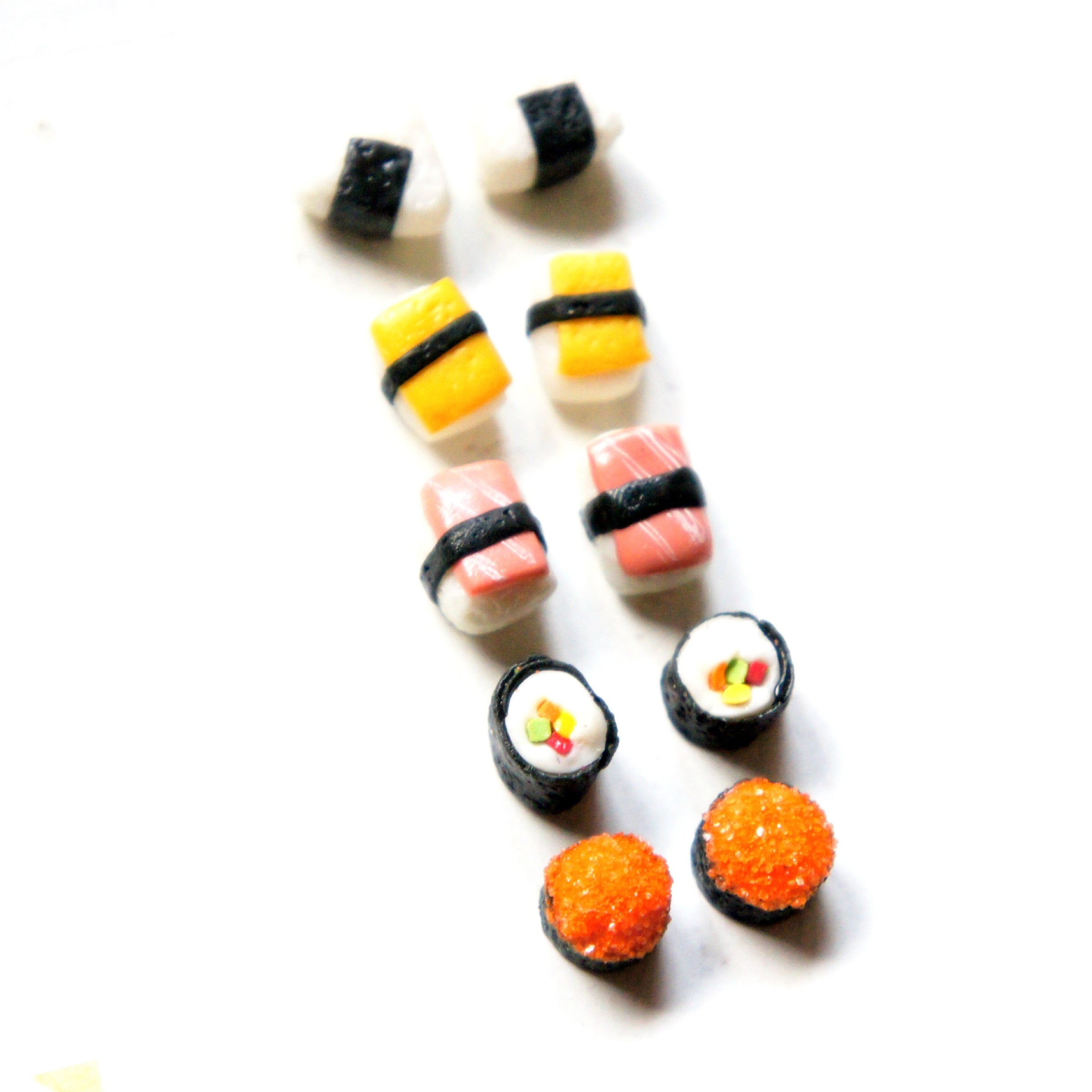 Sushi Sampler Stud Earrings - Jillicious charms and accessories