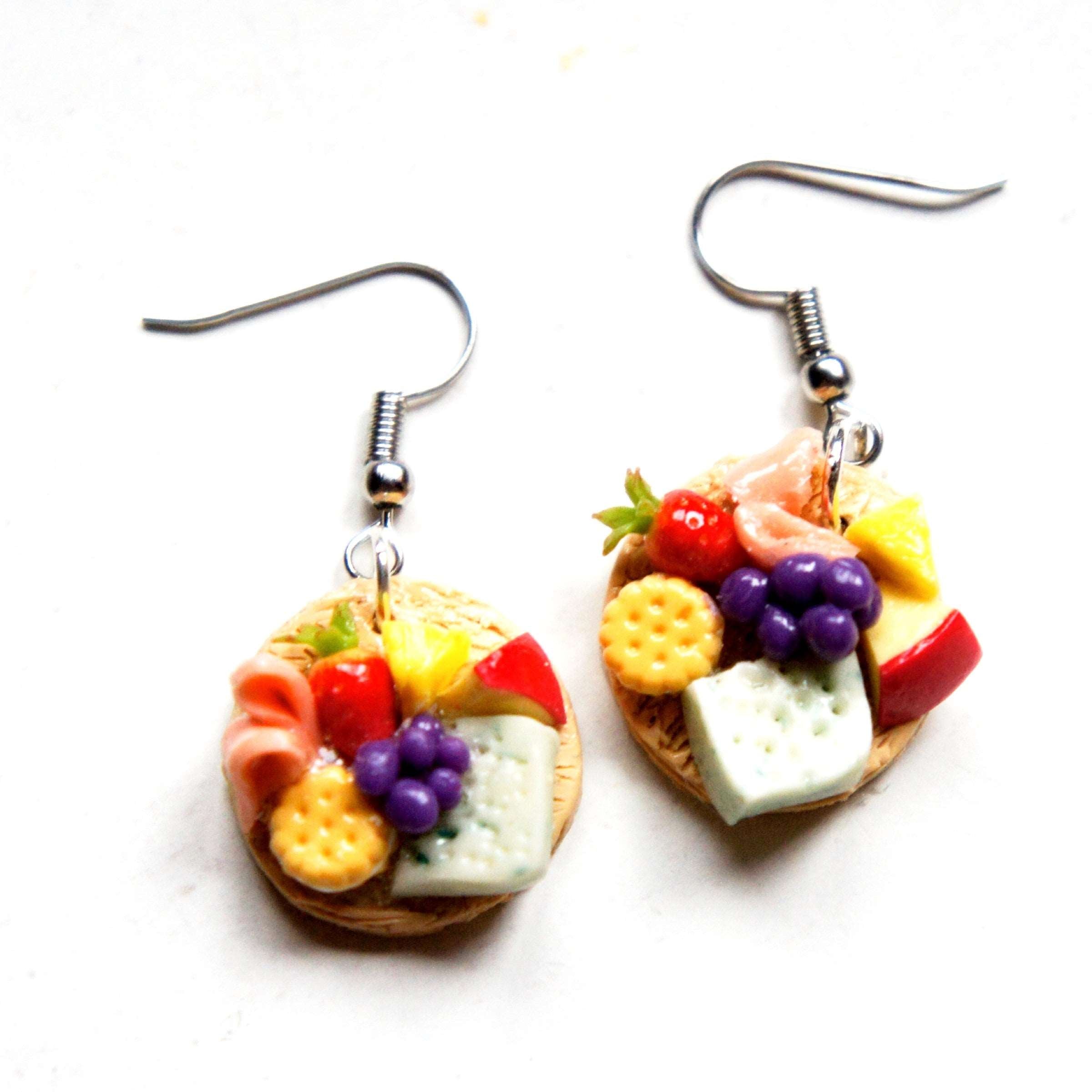 Charcuterie Board Dangle Earrings - Jillicious charms and accessories