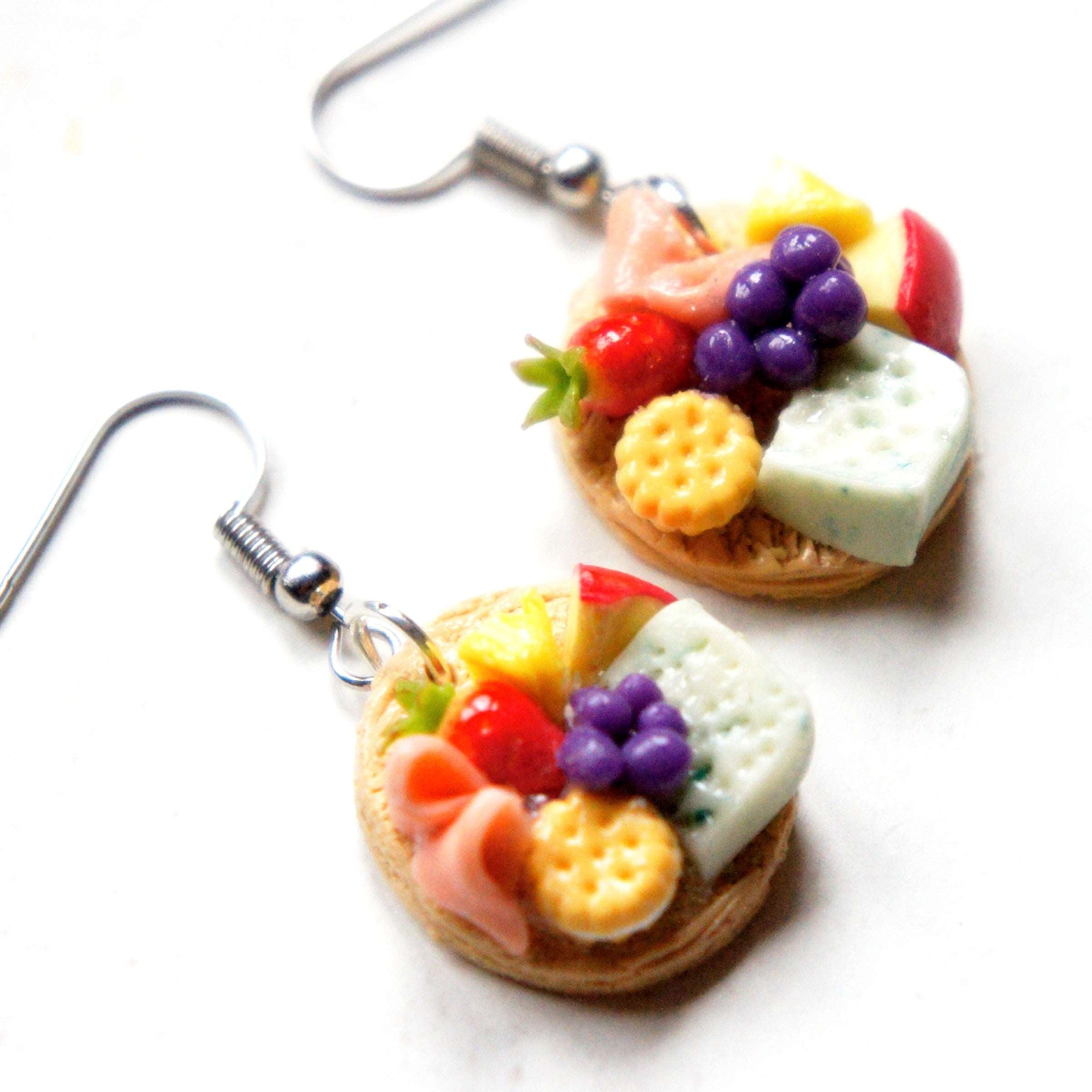 Charcuterie Board Dangle Earrings - Jillicious charms and accessories