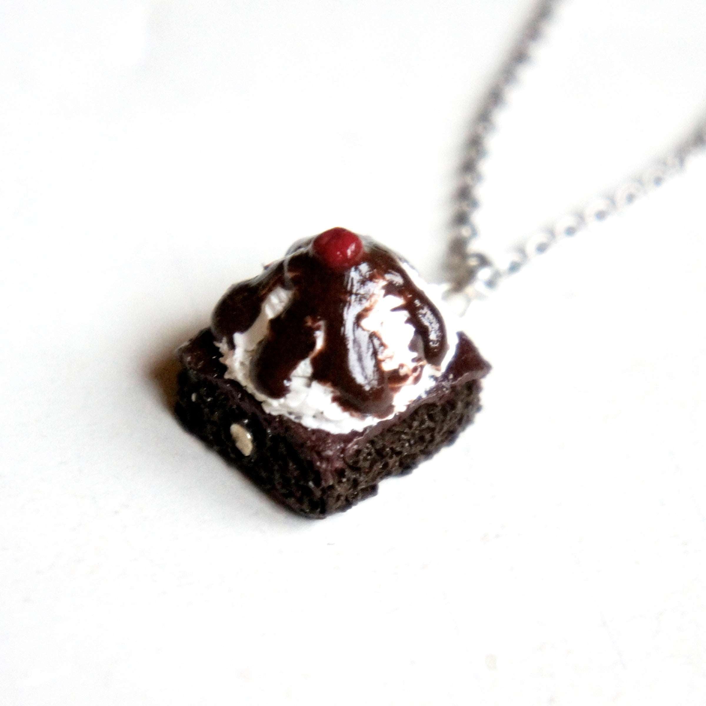 Brownie Sundae Necklace - Jillicious charms and accessories