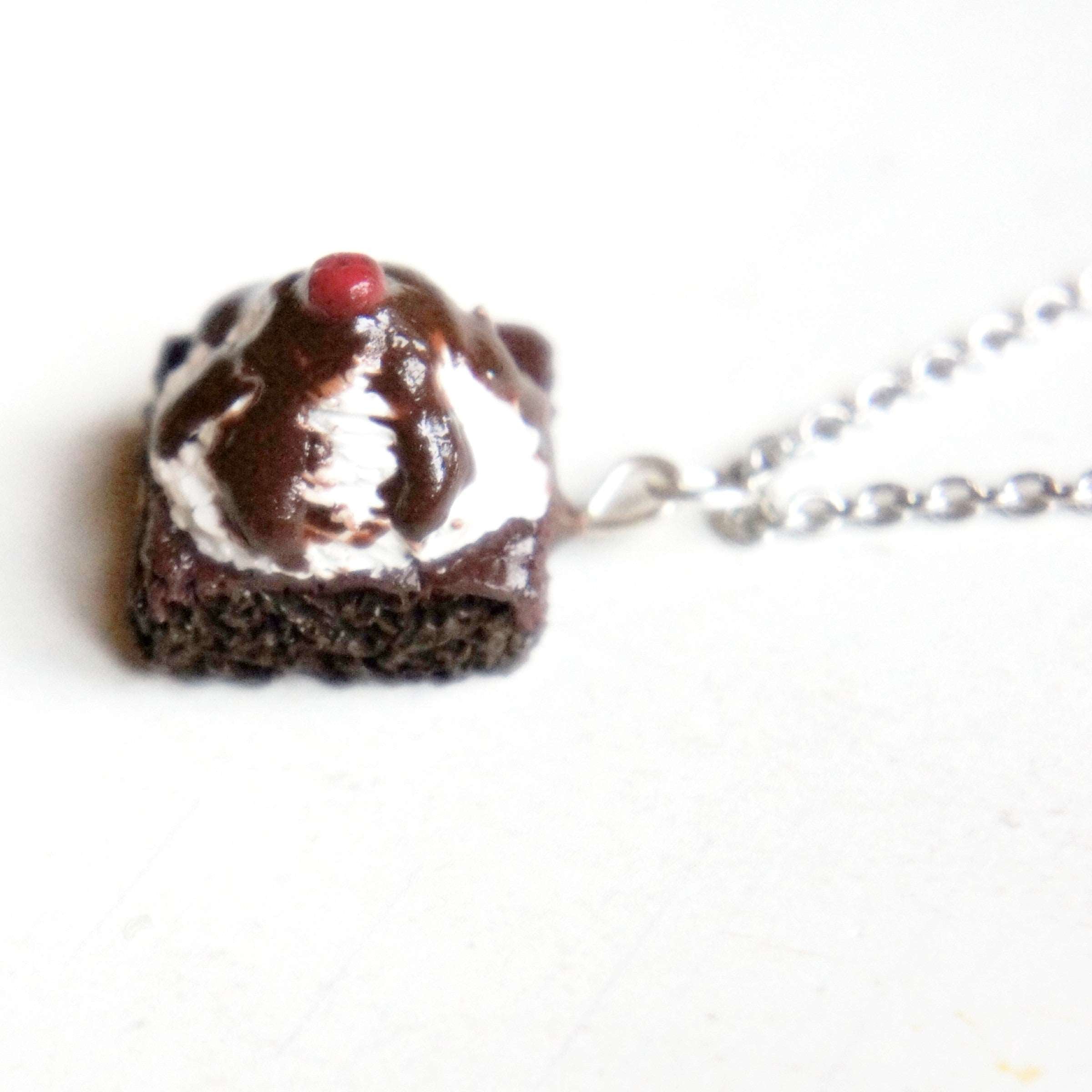 Brownie Sundae Necklace - Jillicious charms and accessories