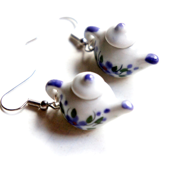 Tea pot Dangle Earrings - Jillicious charms and accessories