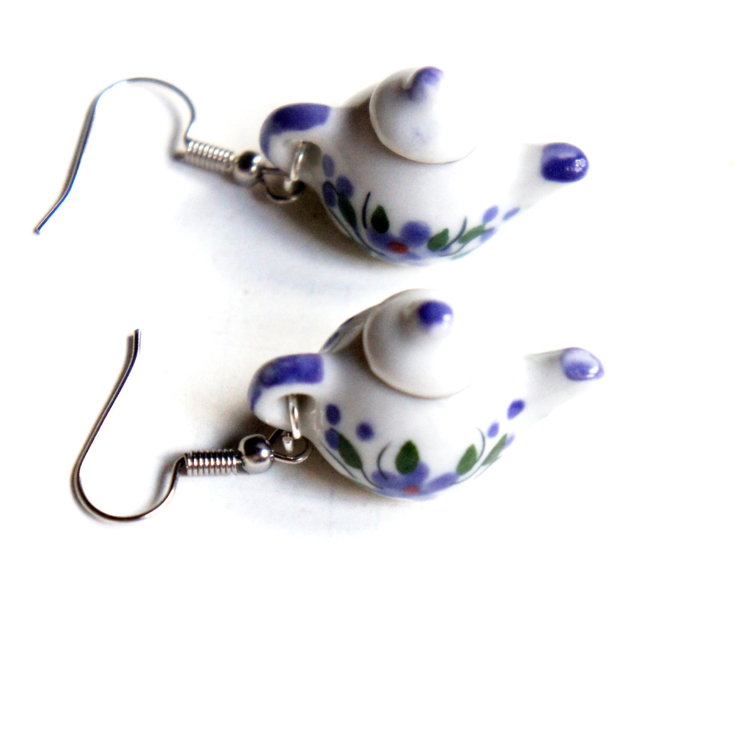 Tea pot Dangle Earrings - Jillicious charms and accessories