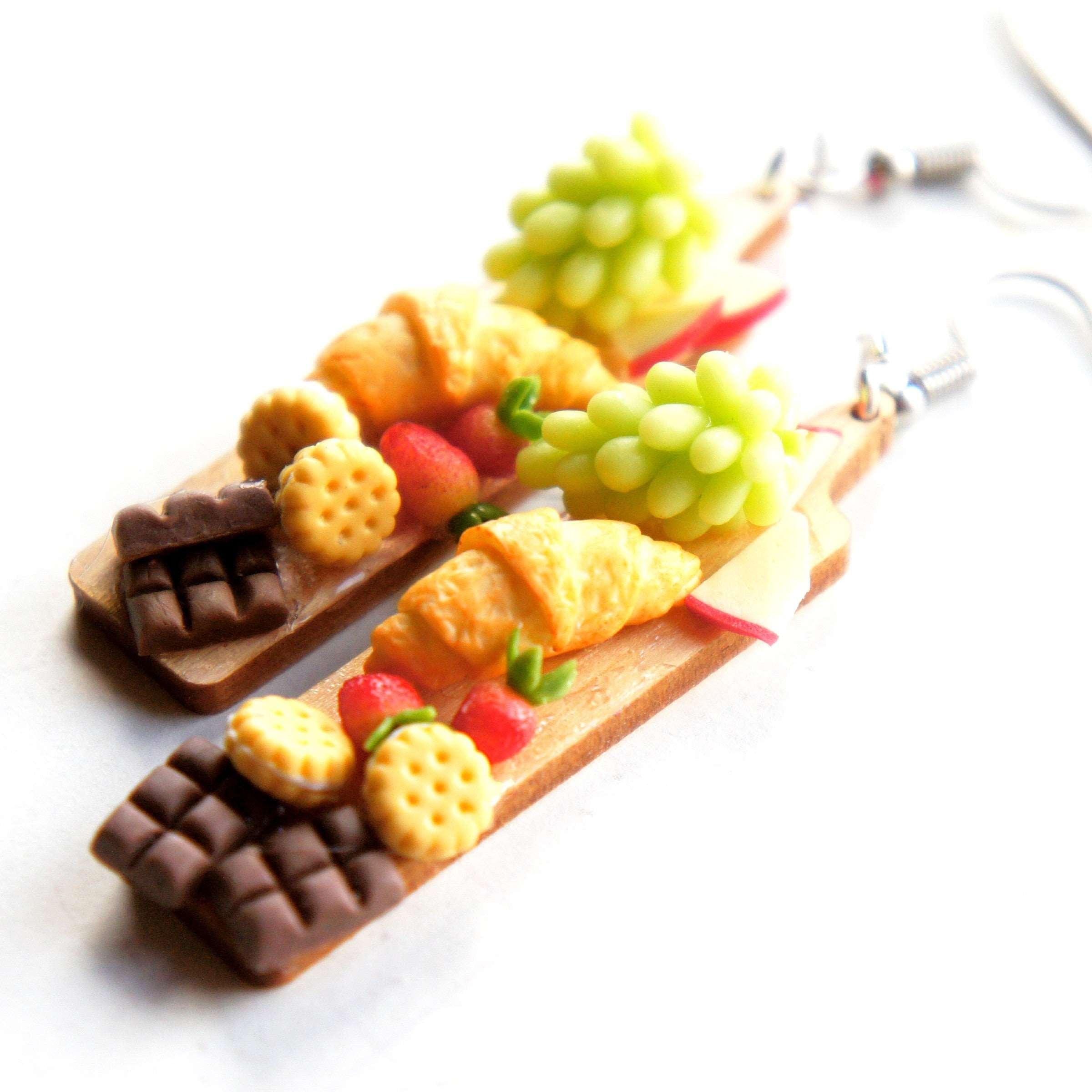 Charcuterie Board Dangle Earrings - Jillicious charms and accessories