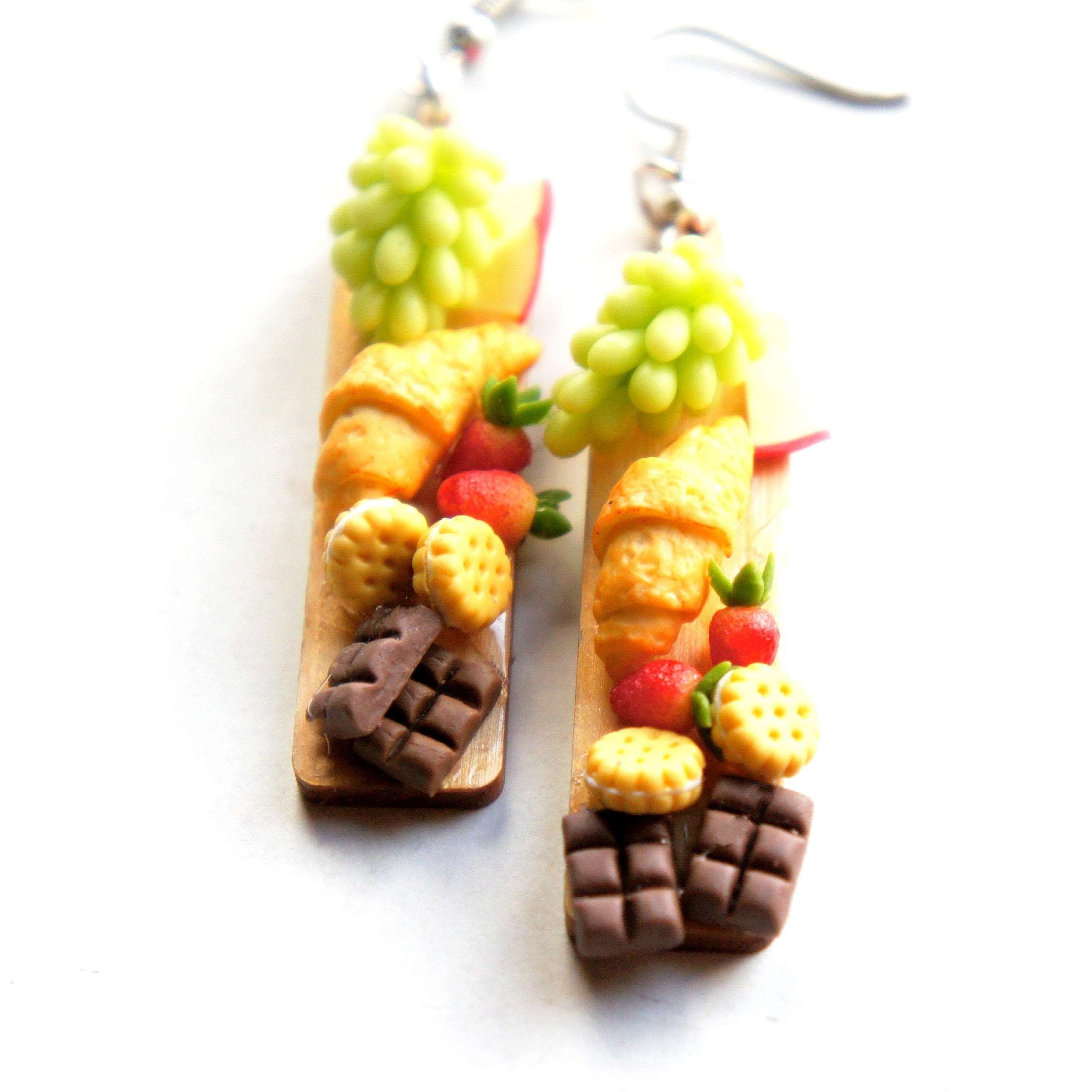 Charcuterie Board Dangle Earrings - Jillicious charms and accessories