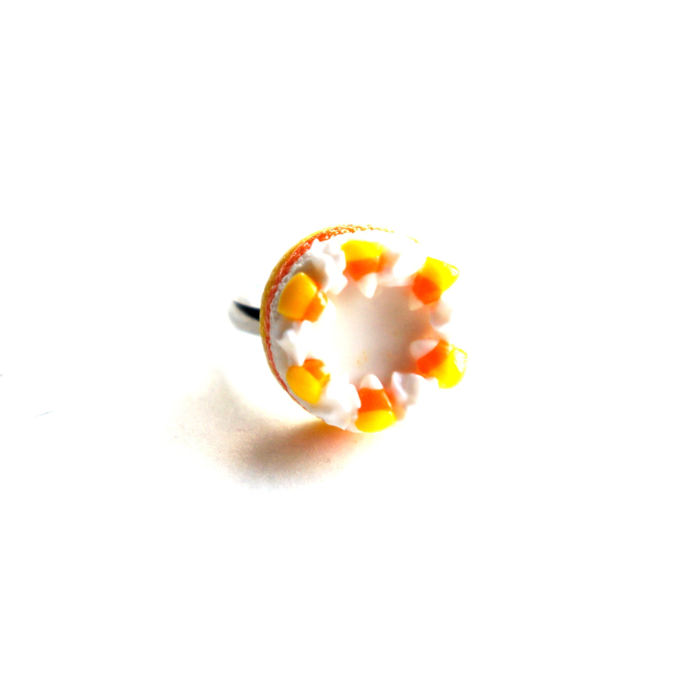 Candycorn Cake Ring - Jillicious charms and accessories