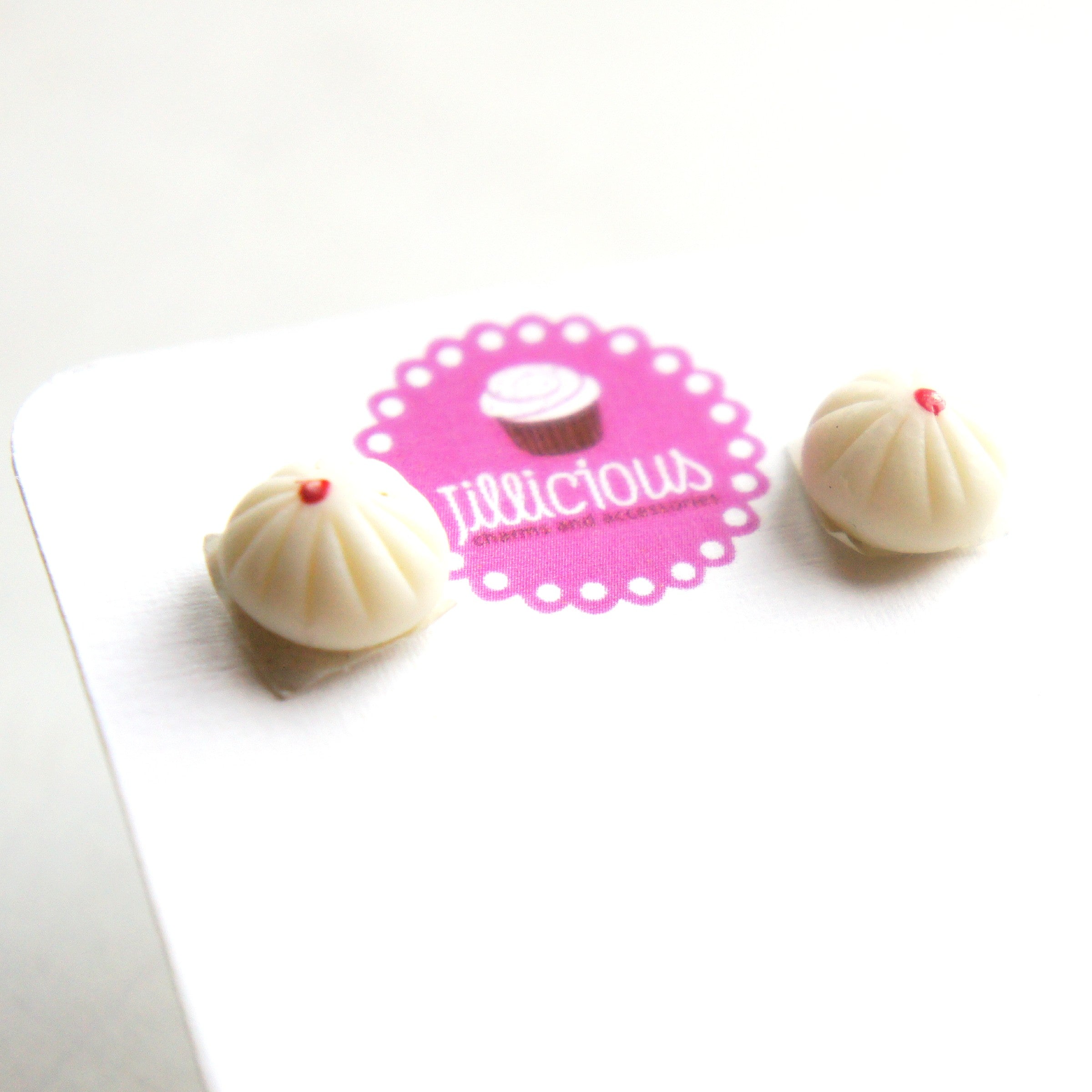 Steamed Buns Stud Earrings - Jillicious charms and accessories