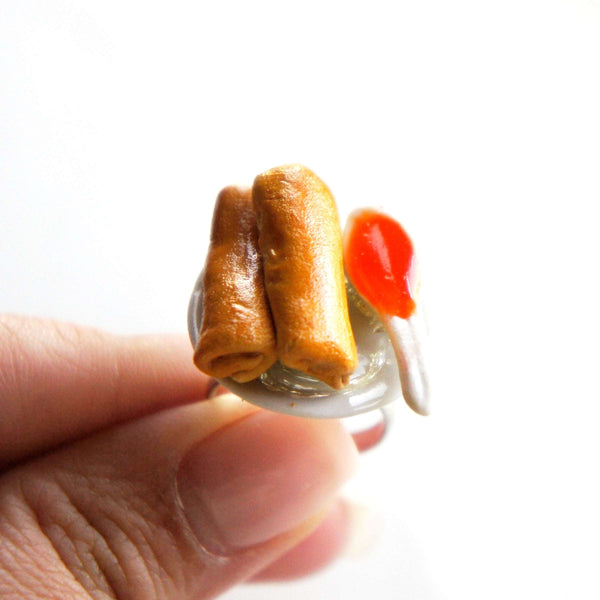 Egg Rolls Ring - Jillicious charms and accessories