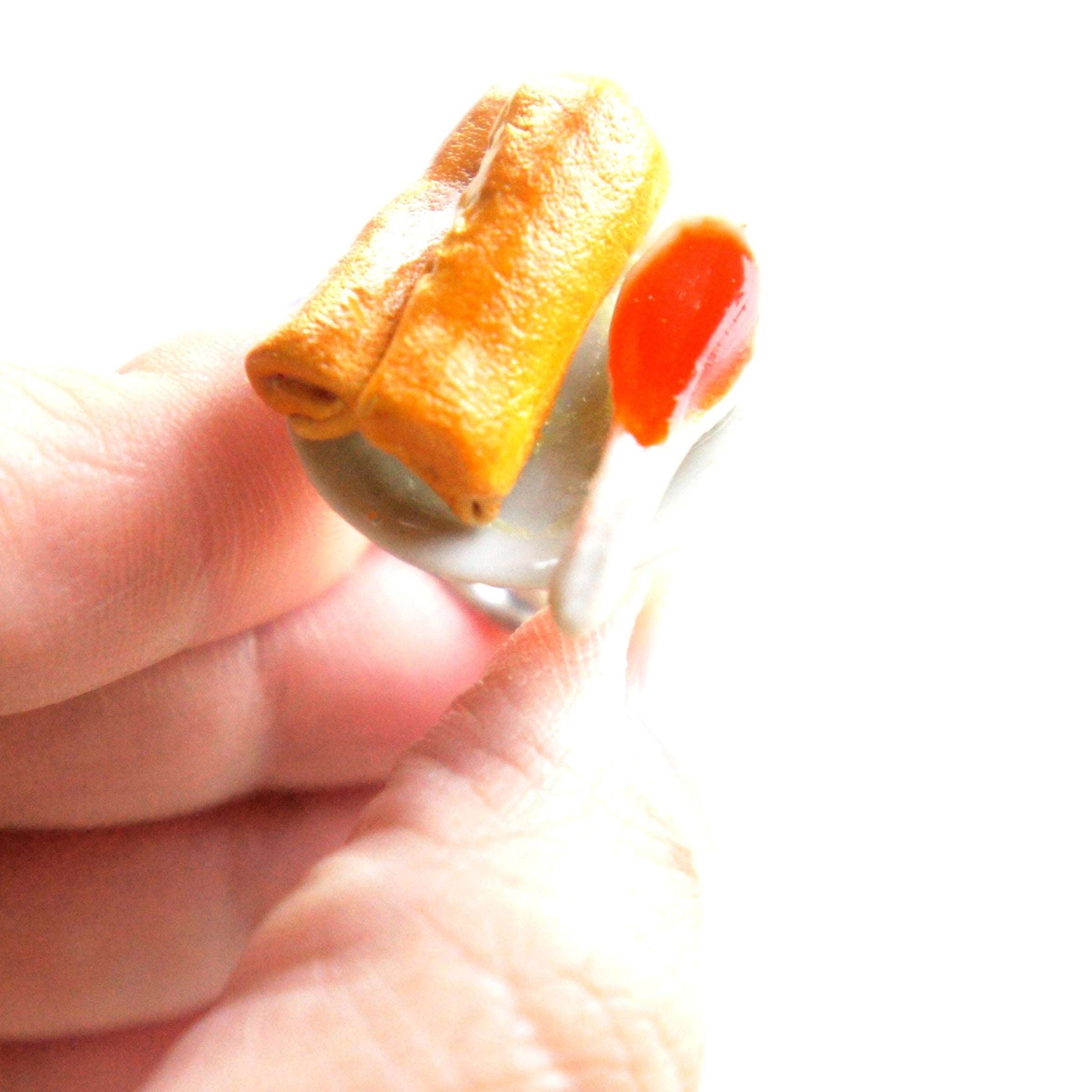 Egg Rolls Ring - Jillicious charms and accessories