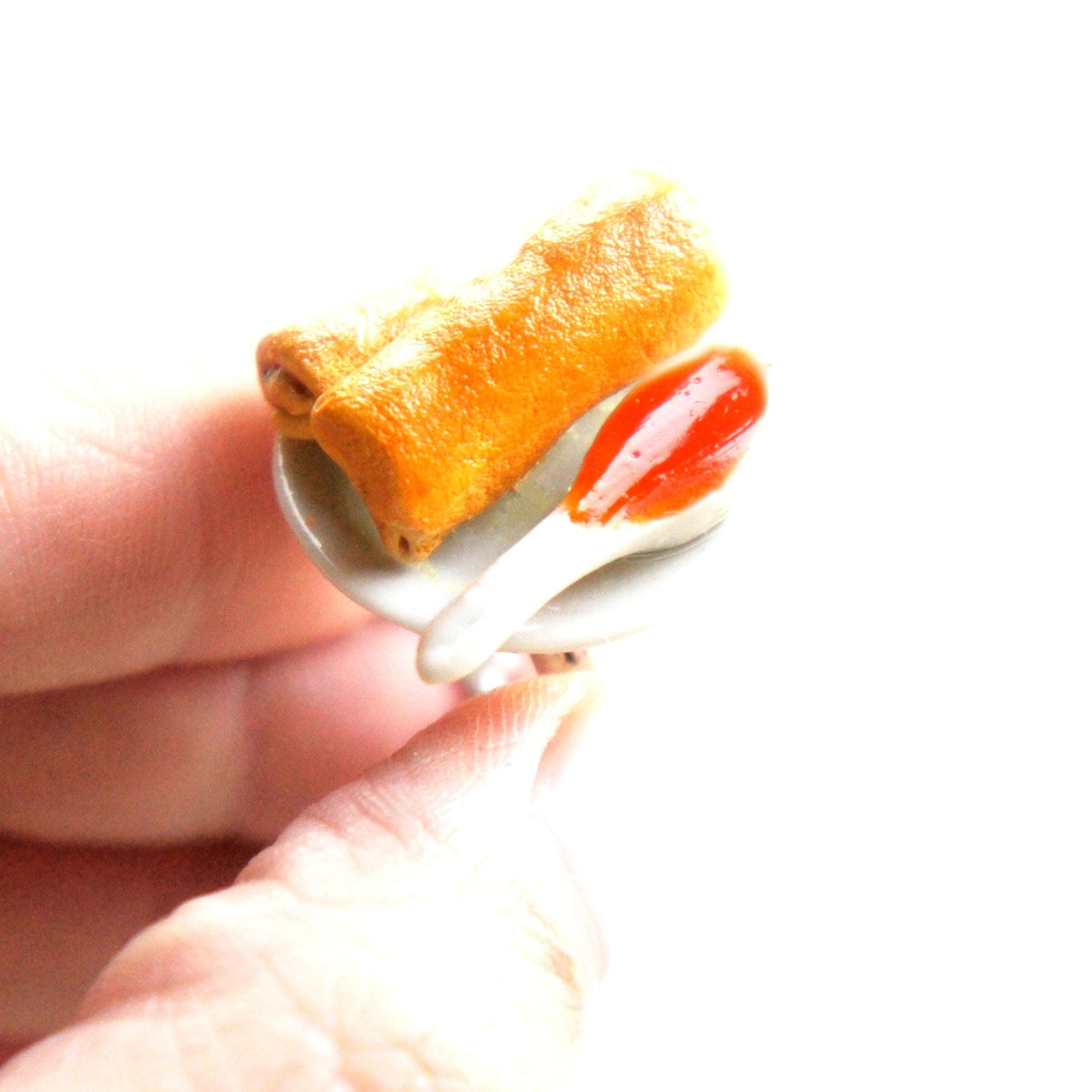Egg Rolls Ring - Jillicious charms and accessories