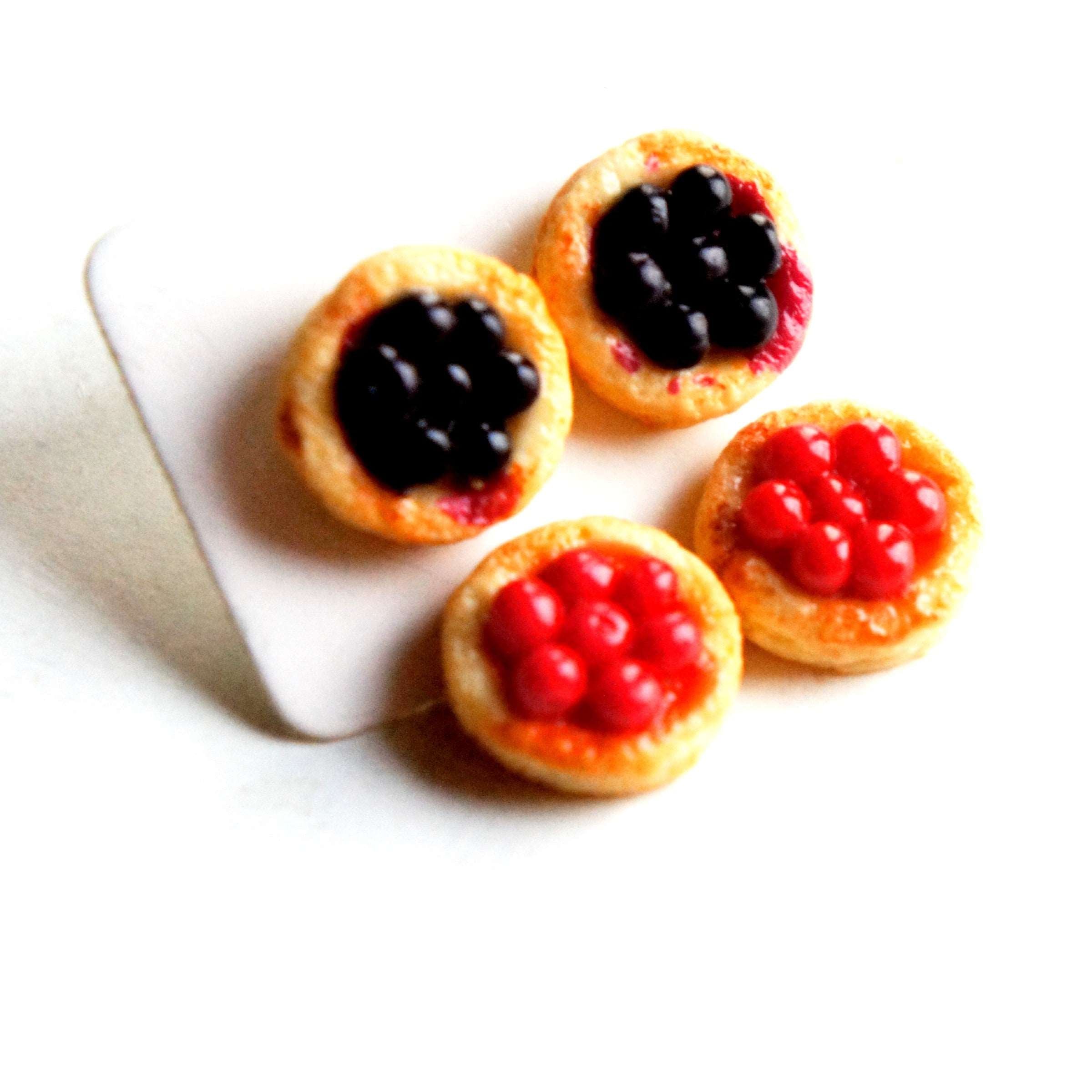 Cherry Sponge Cake Earrings - Jillicious charms and accessories