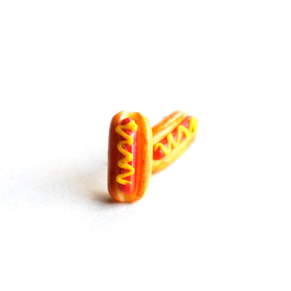 Hotdog Sandwich Earrings - Jillicious charms and accessories