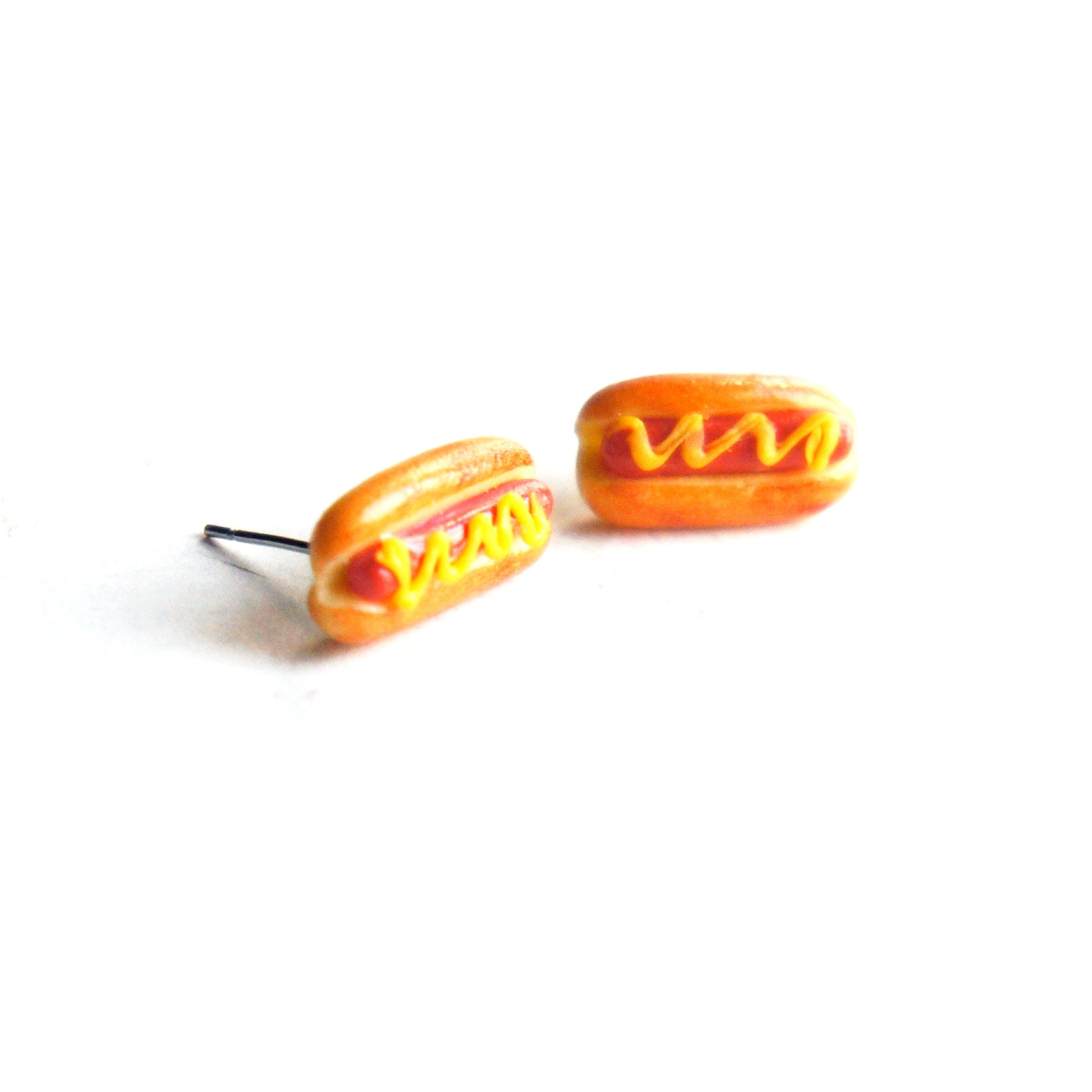 Hotdog Sandwich Earrings - Jillicious charms and accessories