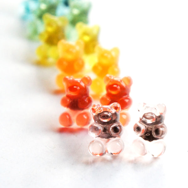 Gummy Bears Stud Earrings - Jillicious charms and accessories