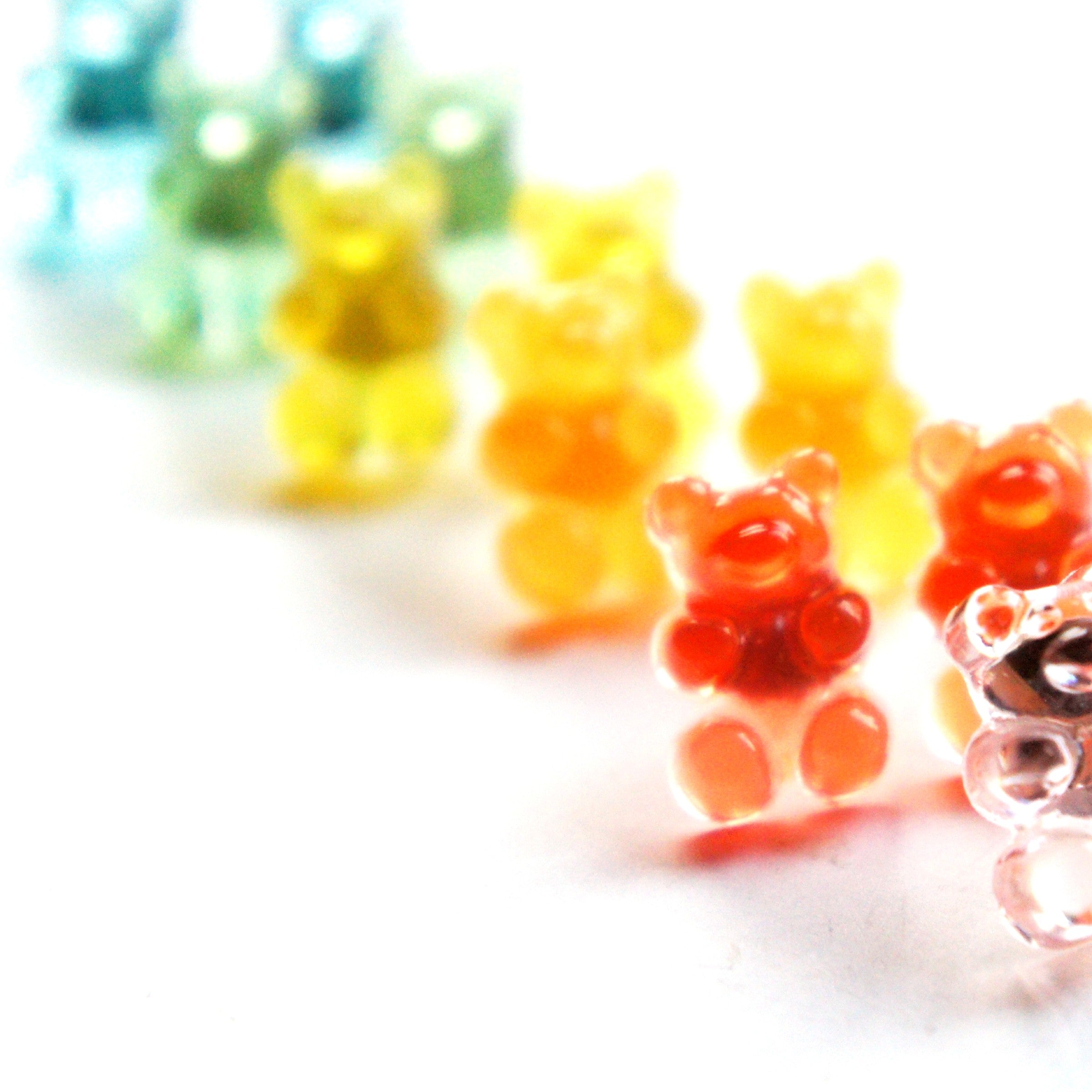 Gummy Bears Stud Earrings - Jillicious charms and accessories