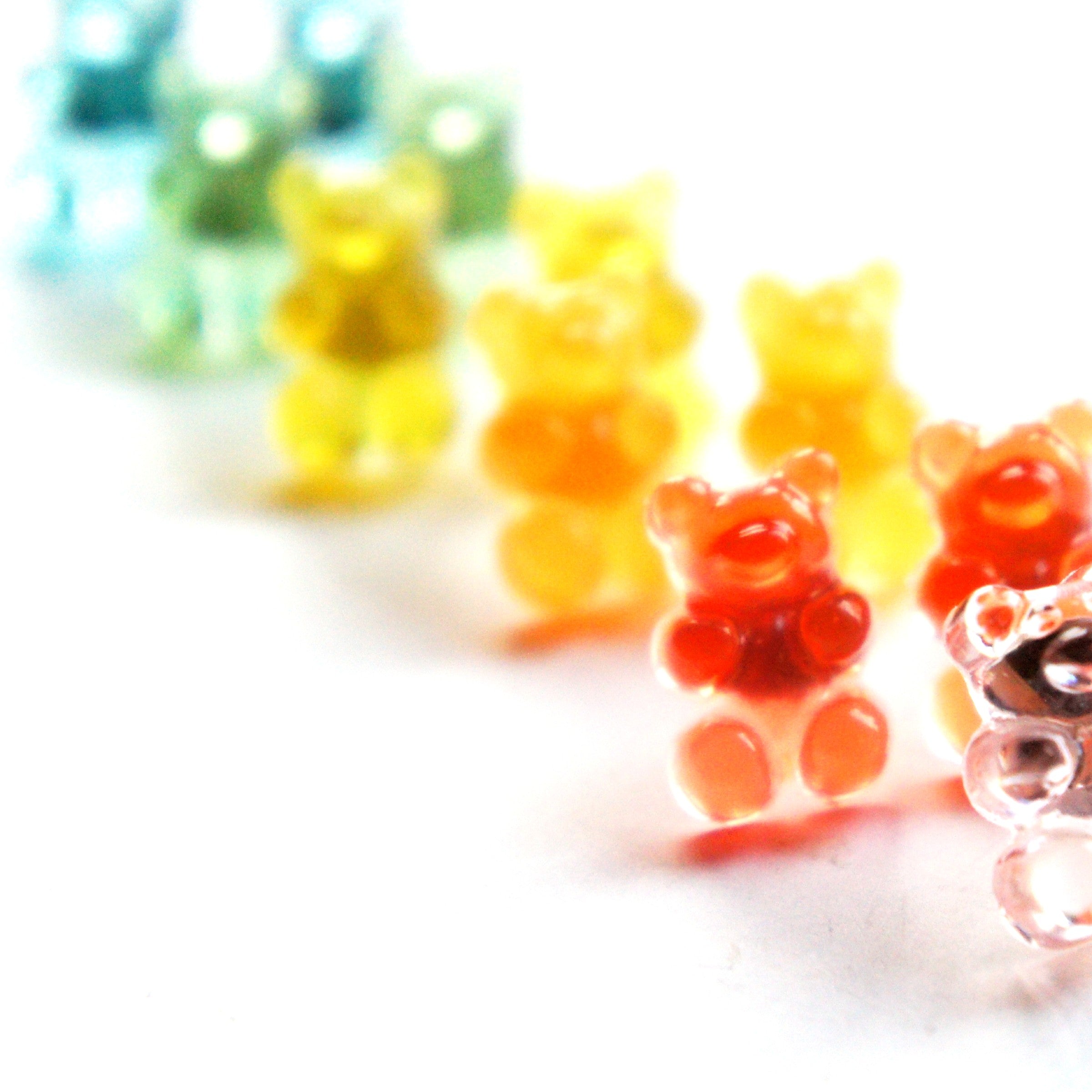 Gummy Bears Stud Earrings - Jillicious charms and accessories