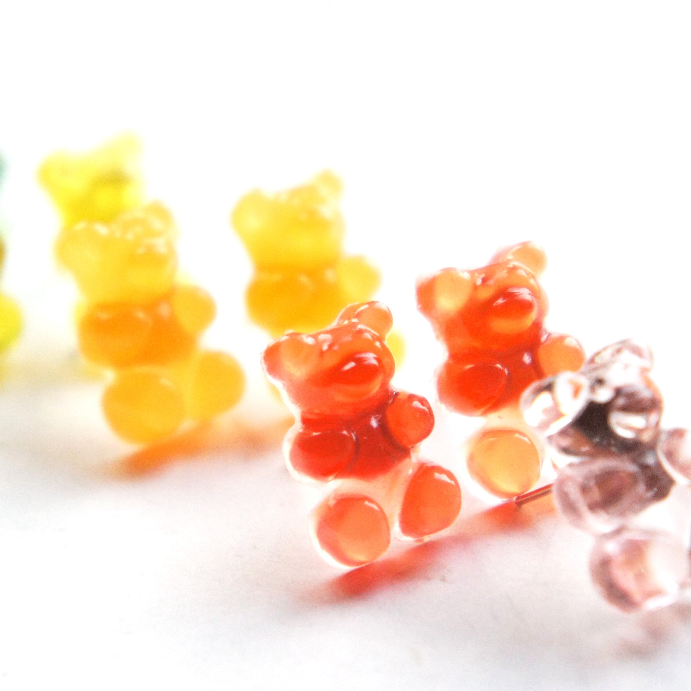 Gummy Bears Stud Earrings - Jillicious charms and accessories