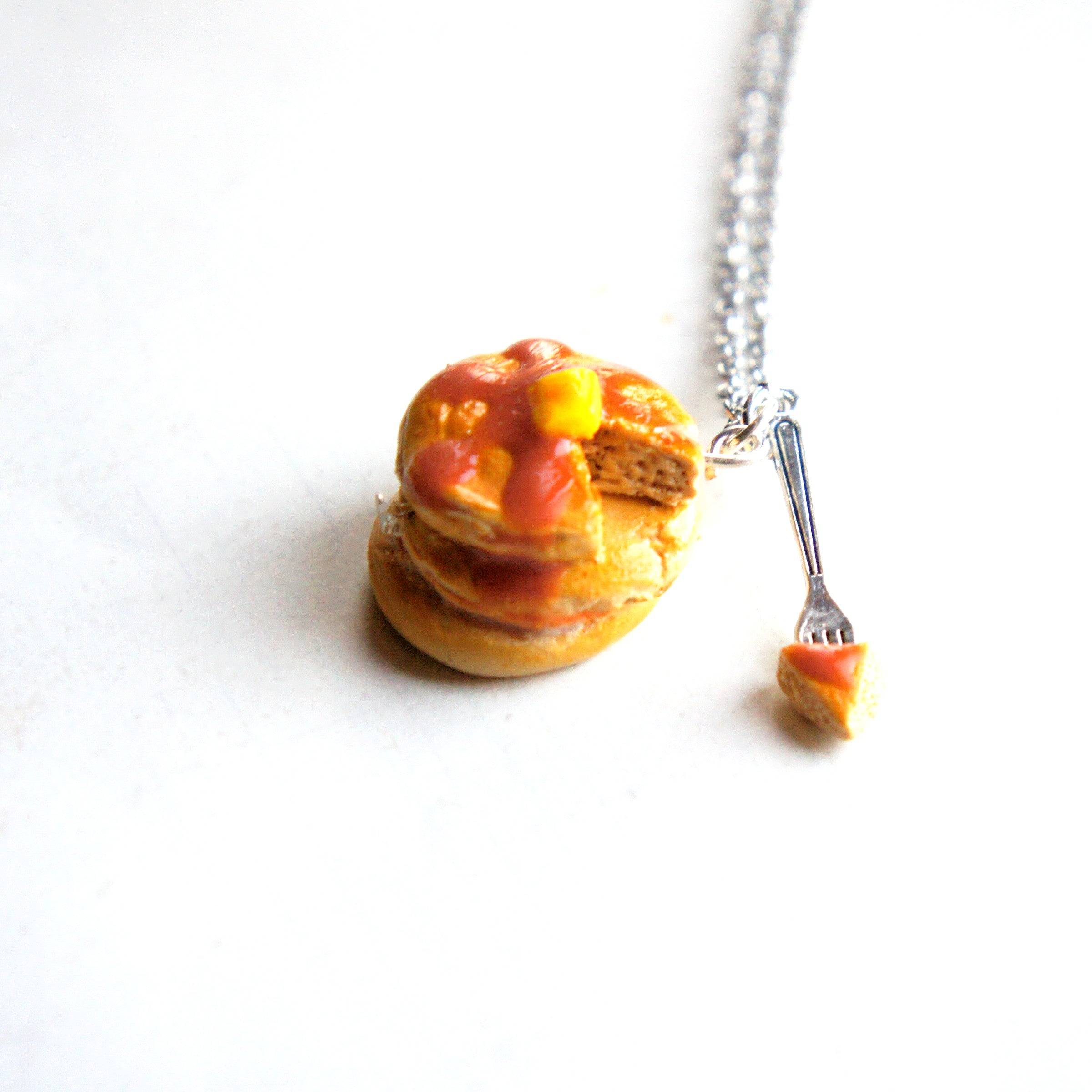 Pancake Stack Necklace - Jillicious charms and accessories