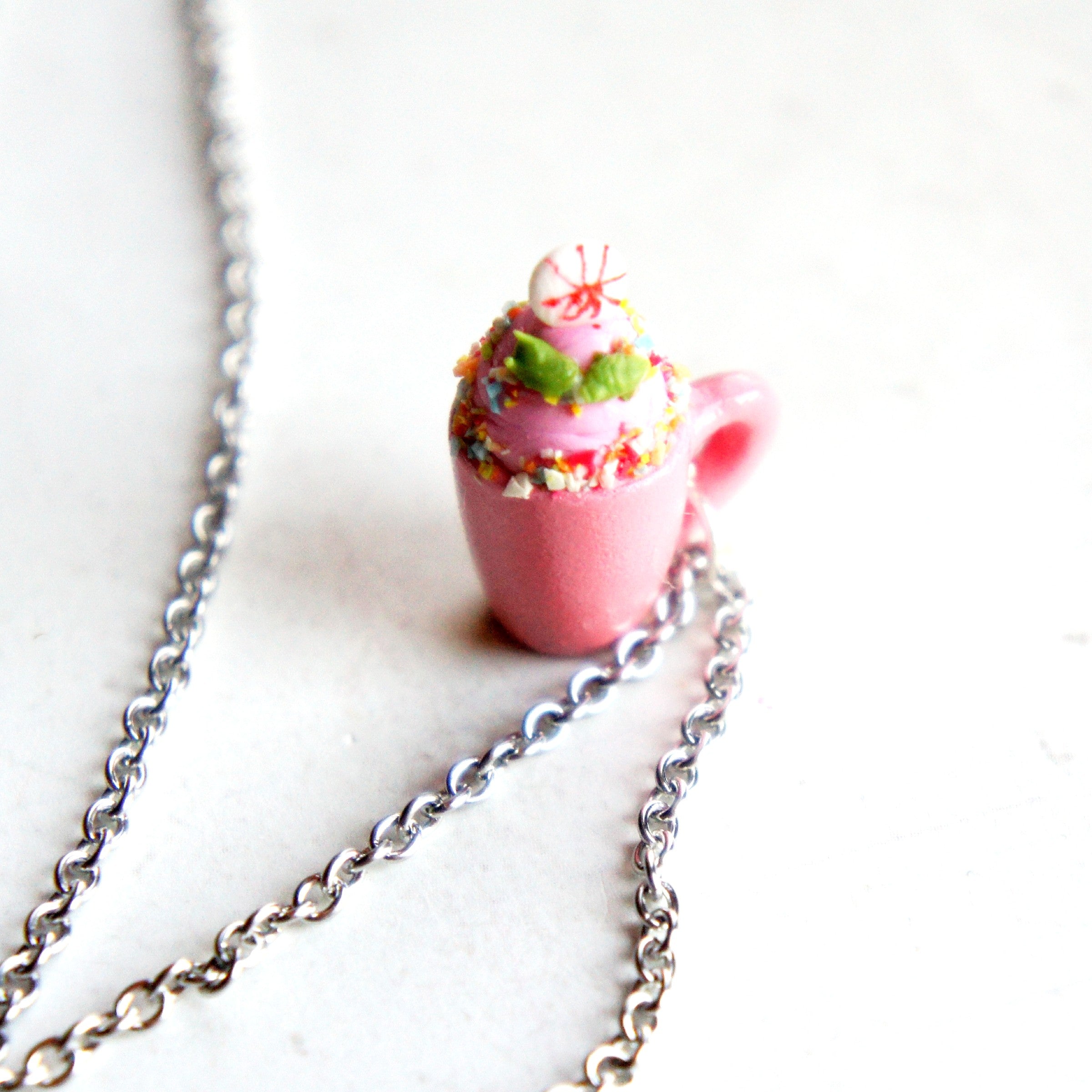 Unicorn Hot Chocolate Necklace - Jillicious charms and accessories
