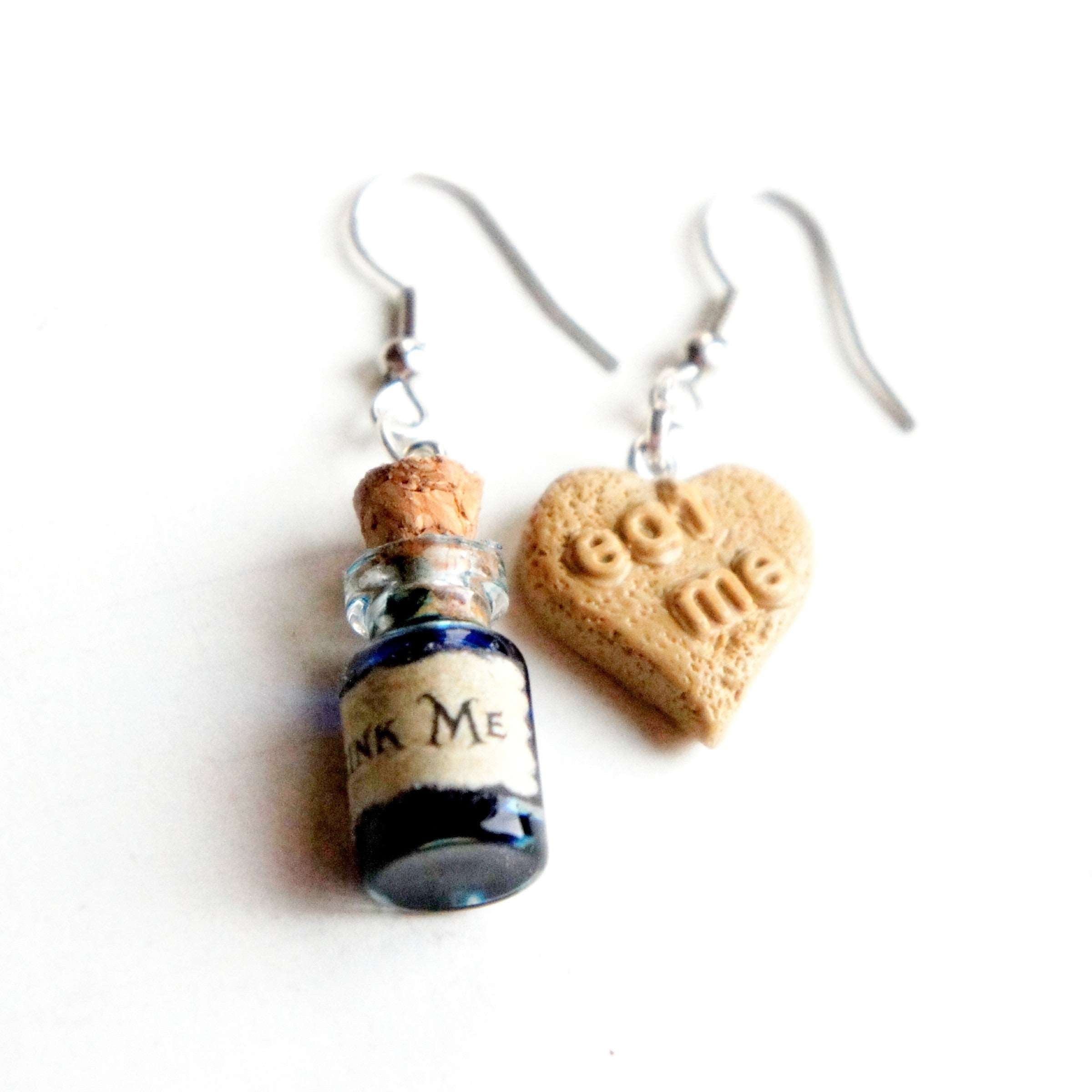 Alice in Wonderland Dangle Earrings