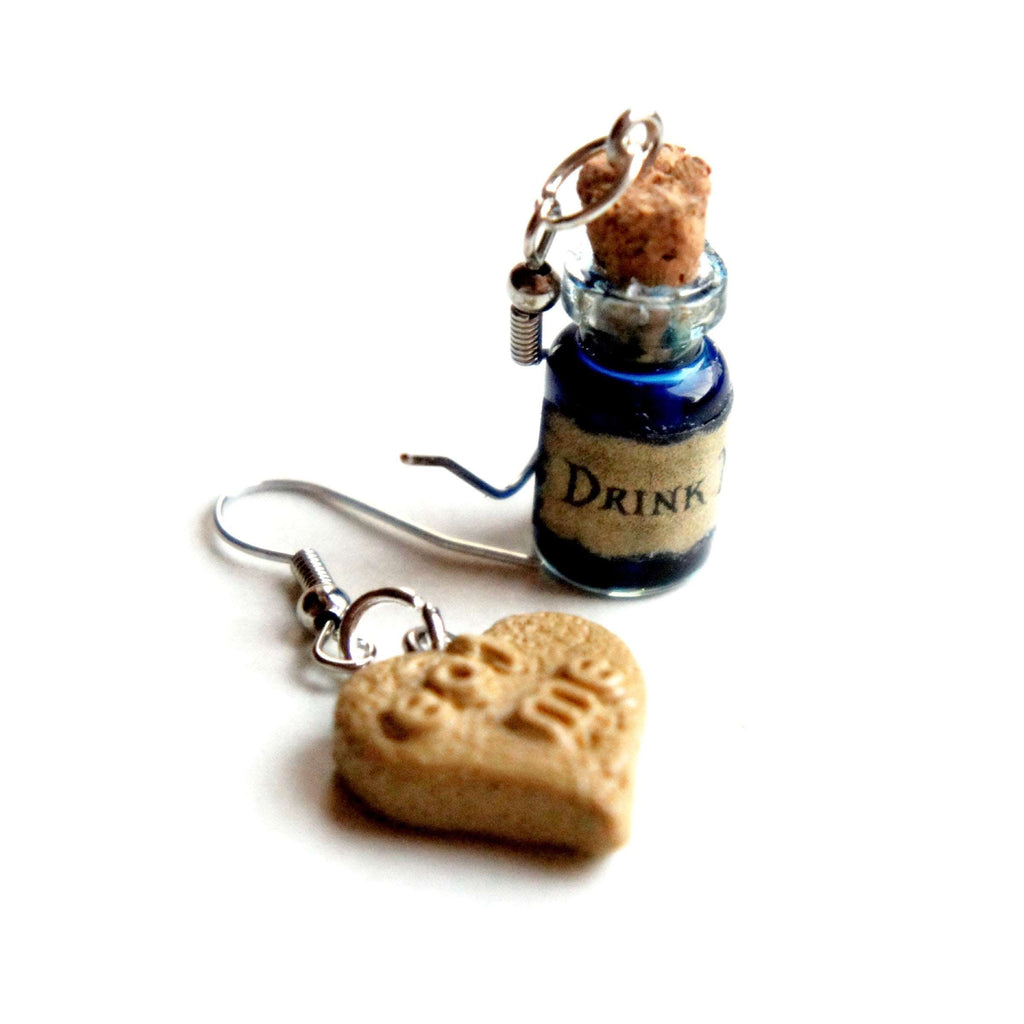 Drink Bottle Charm Drop Earrings