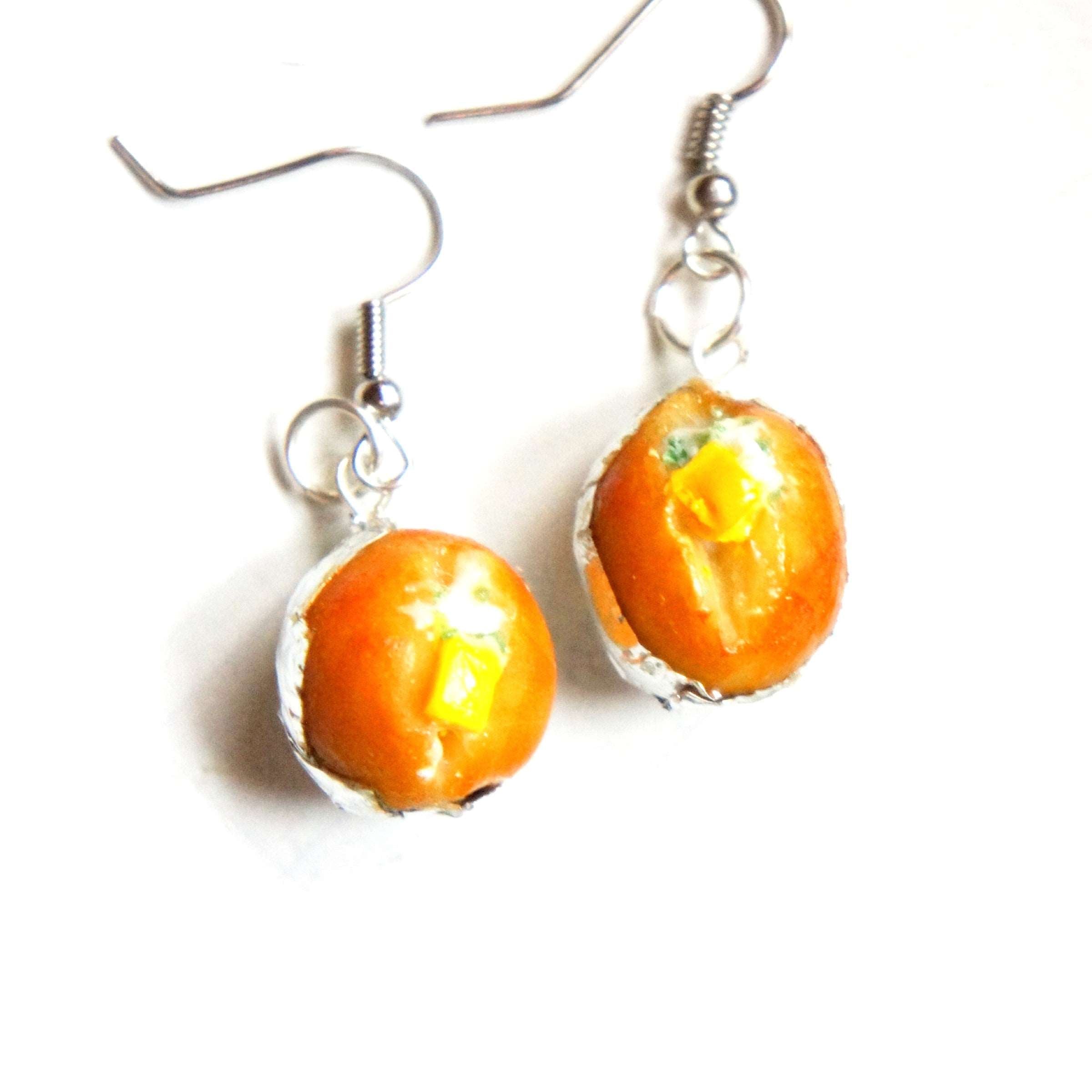 Baked Potato Dangle Earrings - Jillicious charms and accessories