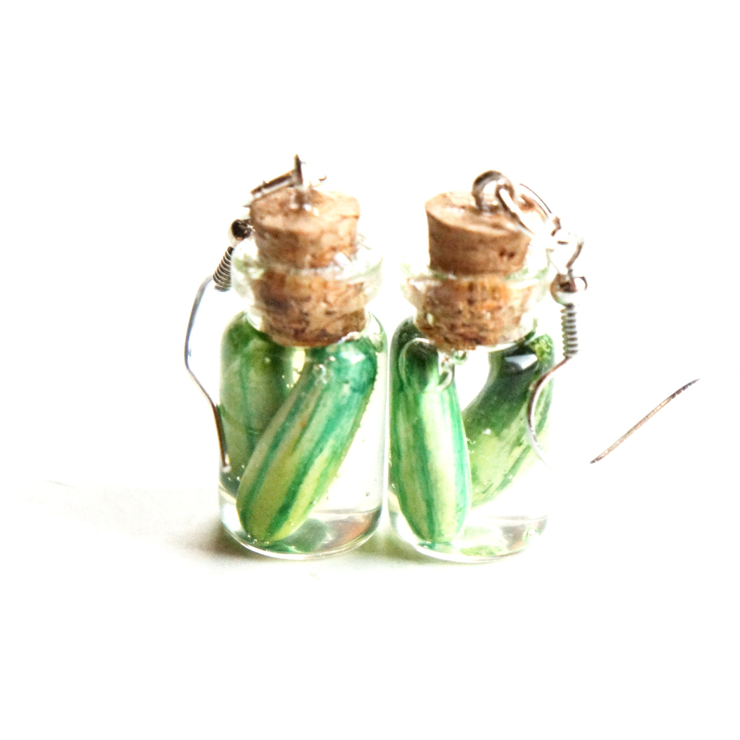 Pickles Jar Dangle Earrings