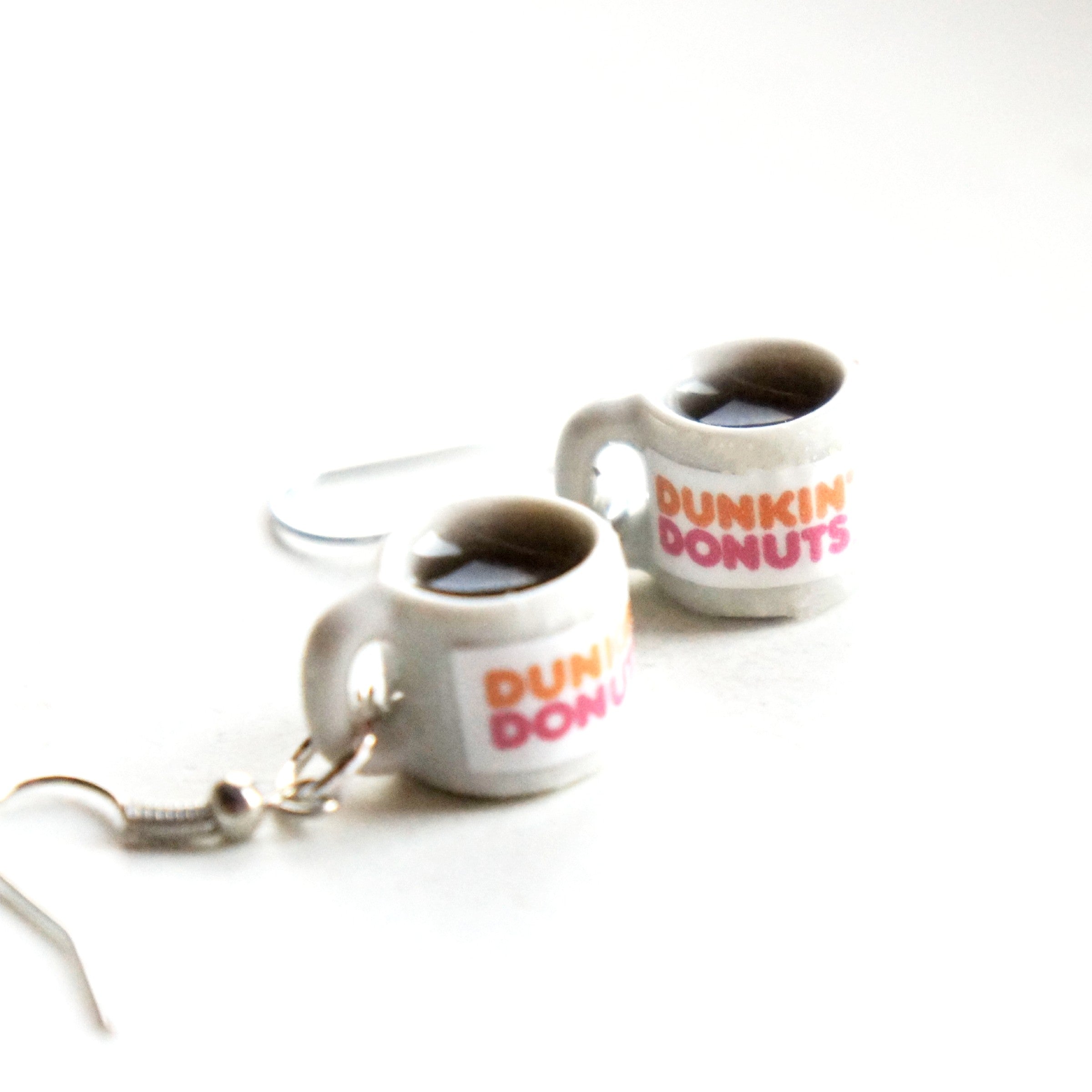 Dunkin Donut Coffee Earrings