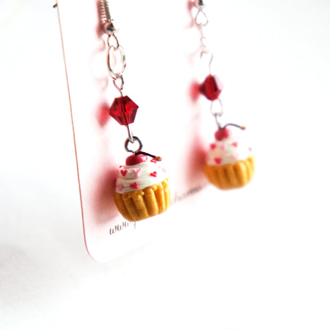 Valentine's Day Cupcakes Dangle Earrings