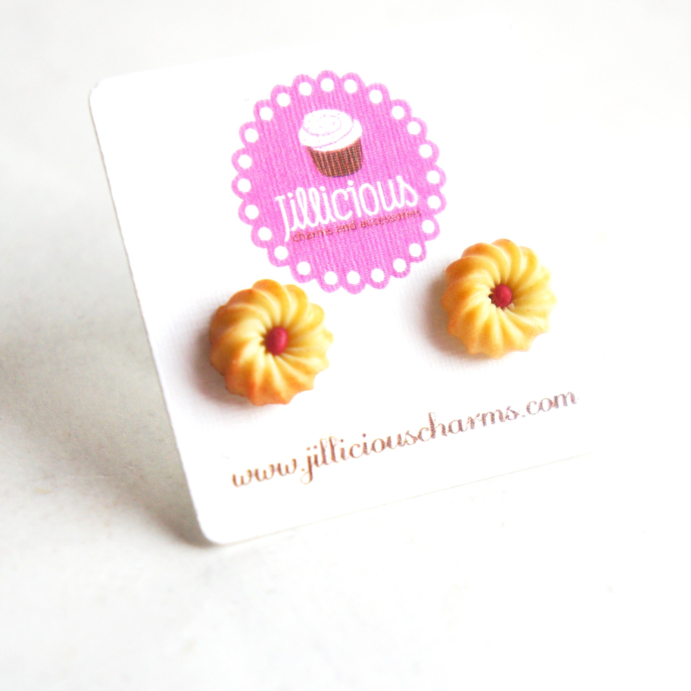 Shortbread Cookies Stud Earrings