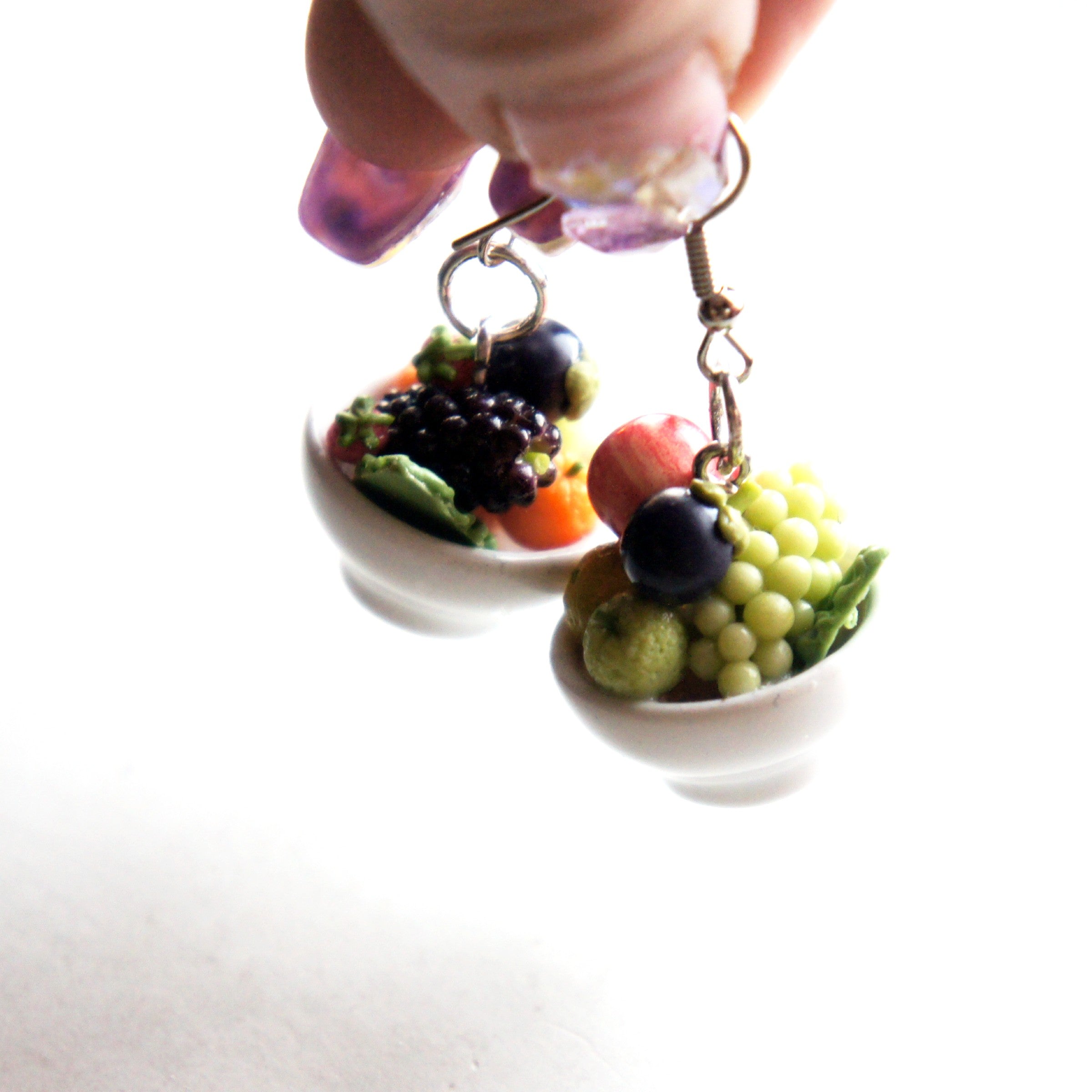 Fruit Bowl Dangle Earrings