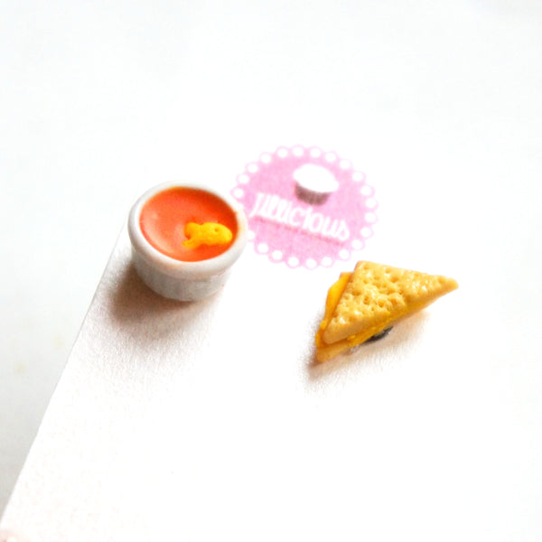 Grilled Cheese Sandwich and Tomato Soup Earrings