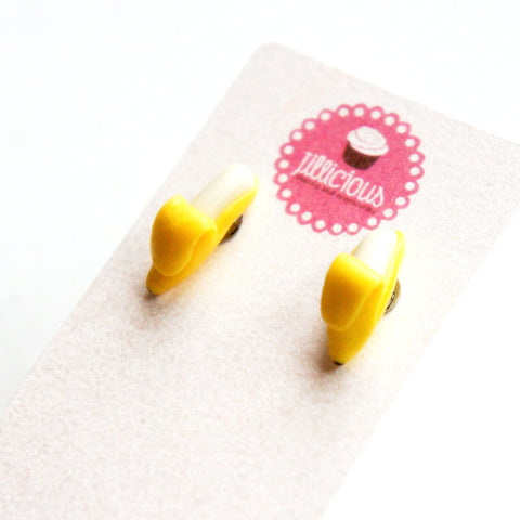 Banana Stud Earrings