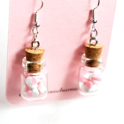 Marshmallows in a Jar Earrings