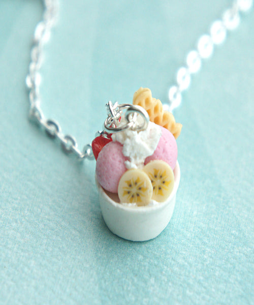 frozen yogurt necklace - Jillicious charms and accessories