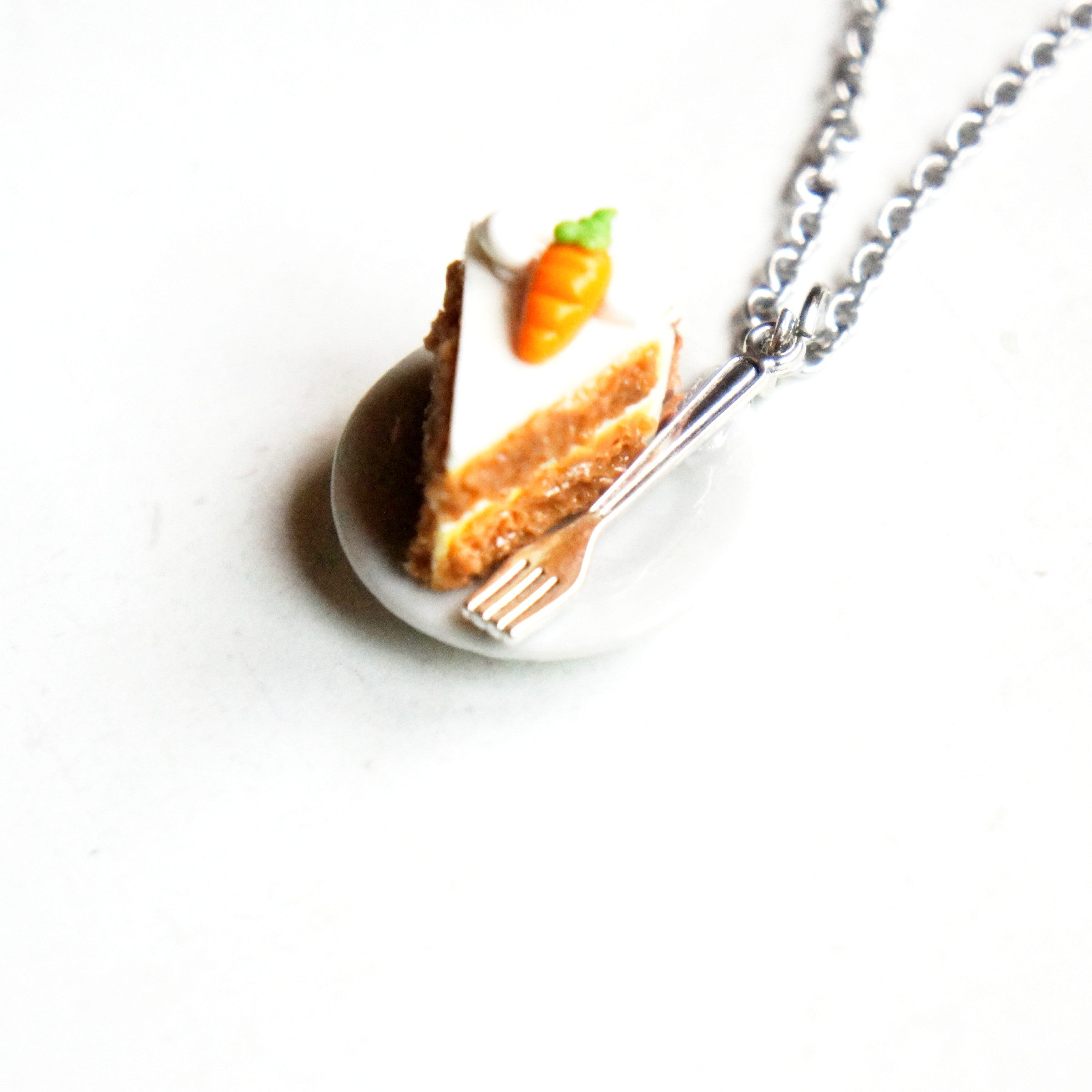 Carrot Cake Necklace