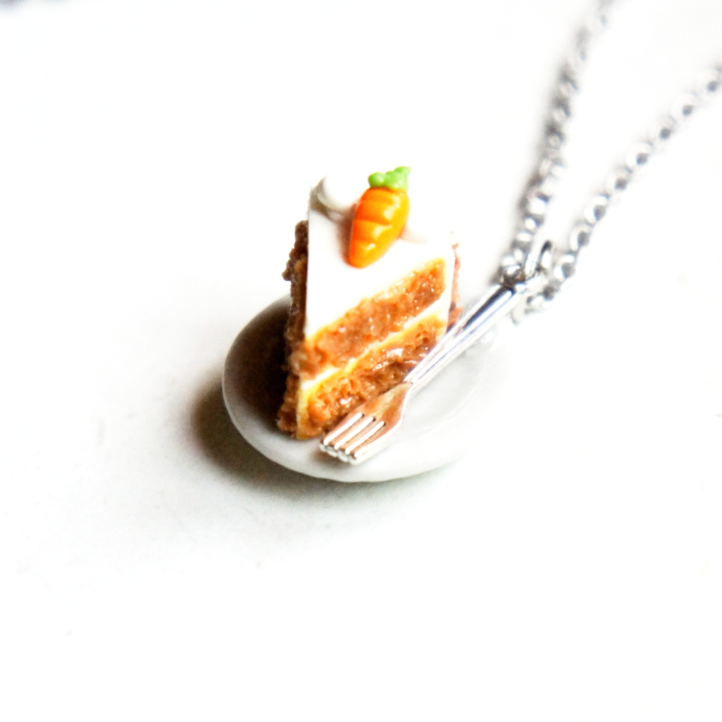 Carrot Cake Necklace