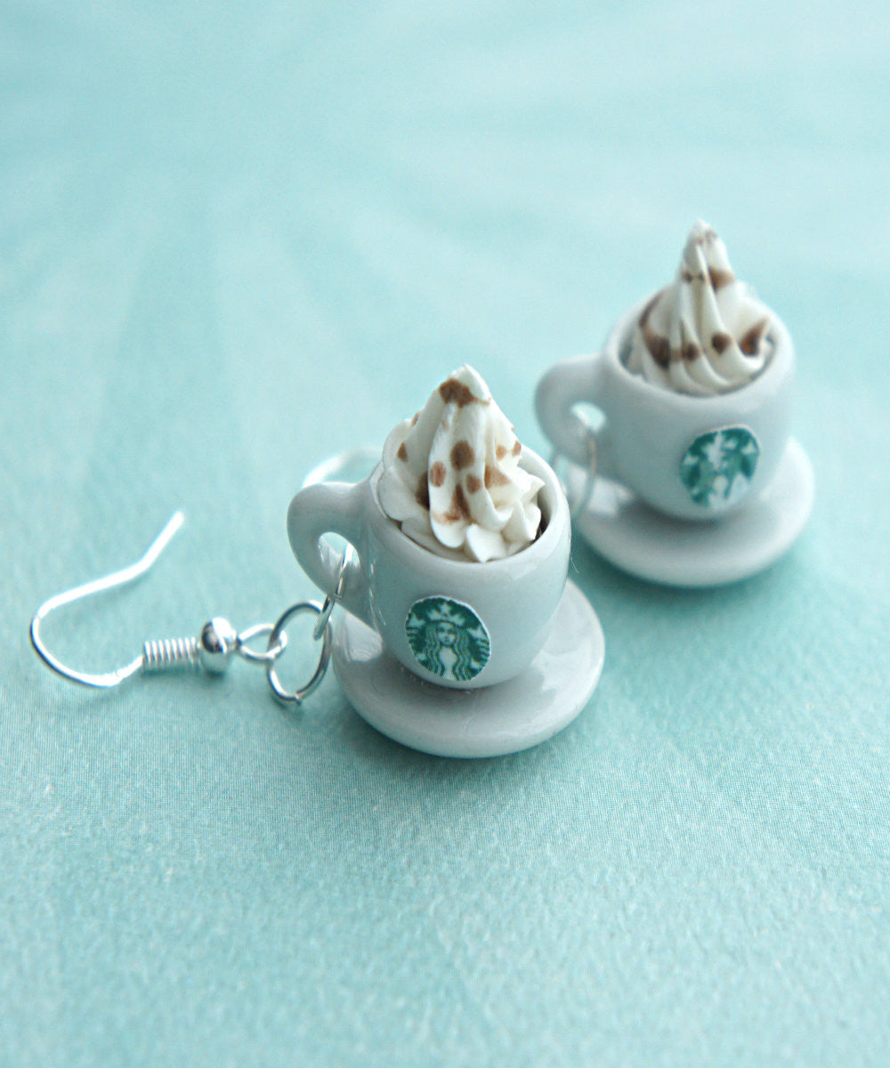 Starbucks Coffee Dangle Earrings - Jillicious charms and accessories