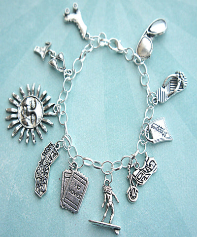Sunny California Charm Bracelet - Jillicious charms and accessories