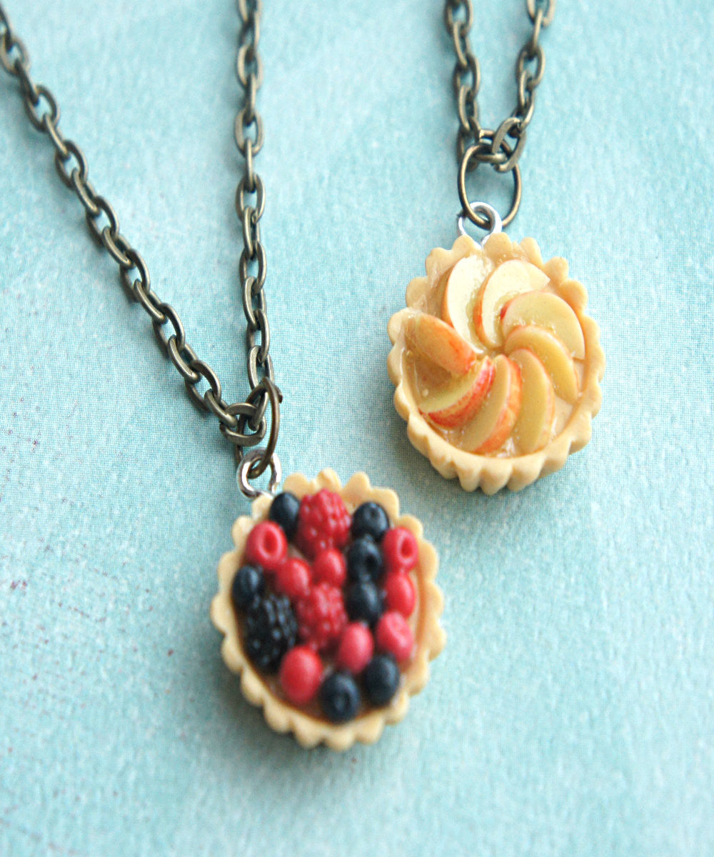 fruit tart necklace - Jillicious charms and accessories
