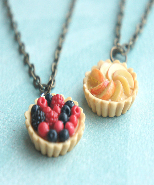 fruit tart necklace - Jillicious charms and accessories