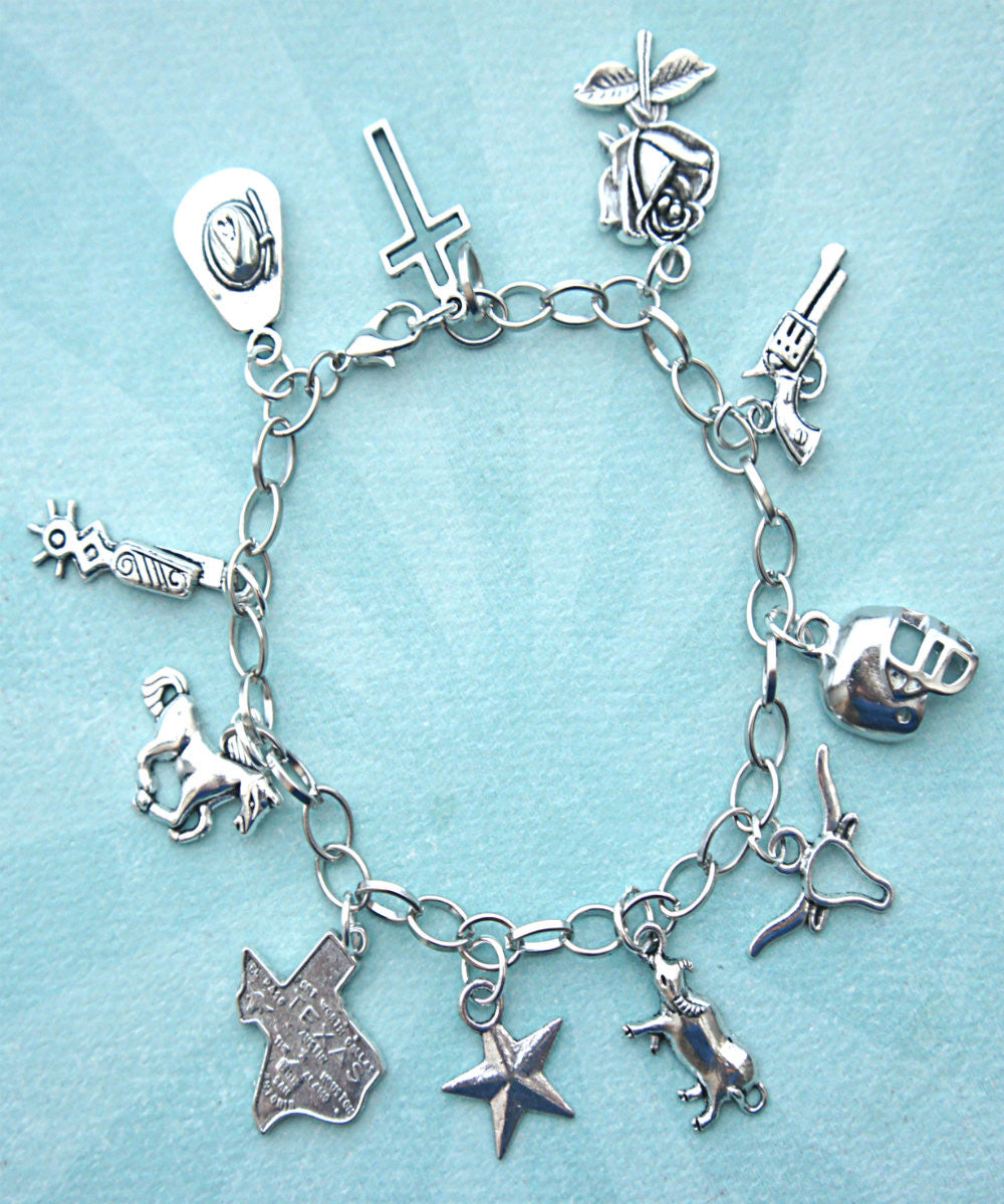 Texas Charm Bracelet - Jillicious charms and accessories