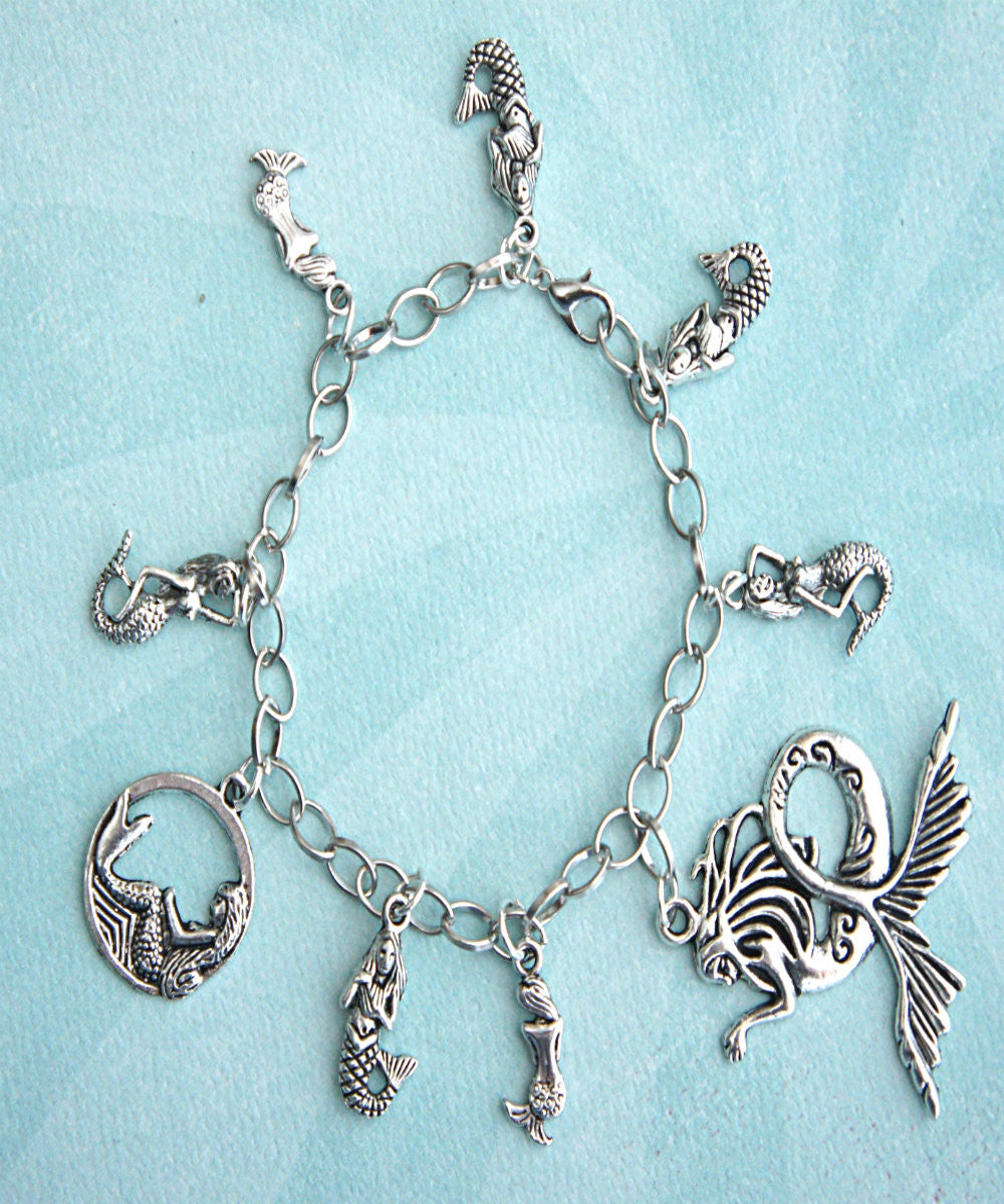 Mermaid Charm Bracelet - Jillicious charms and accessories