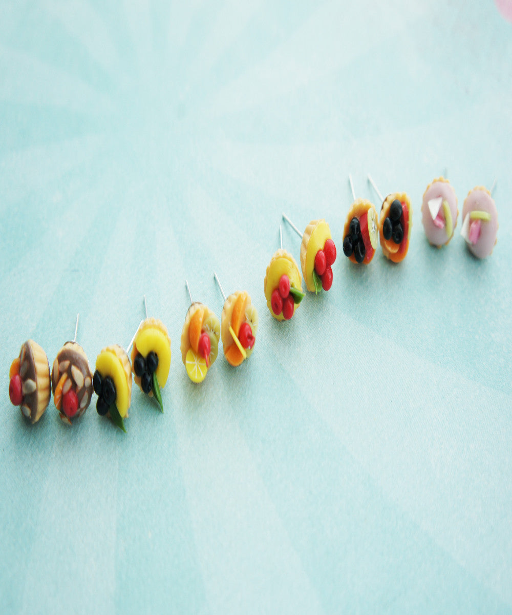 Fruit Tart Earrings - Jillicious charms and accessories