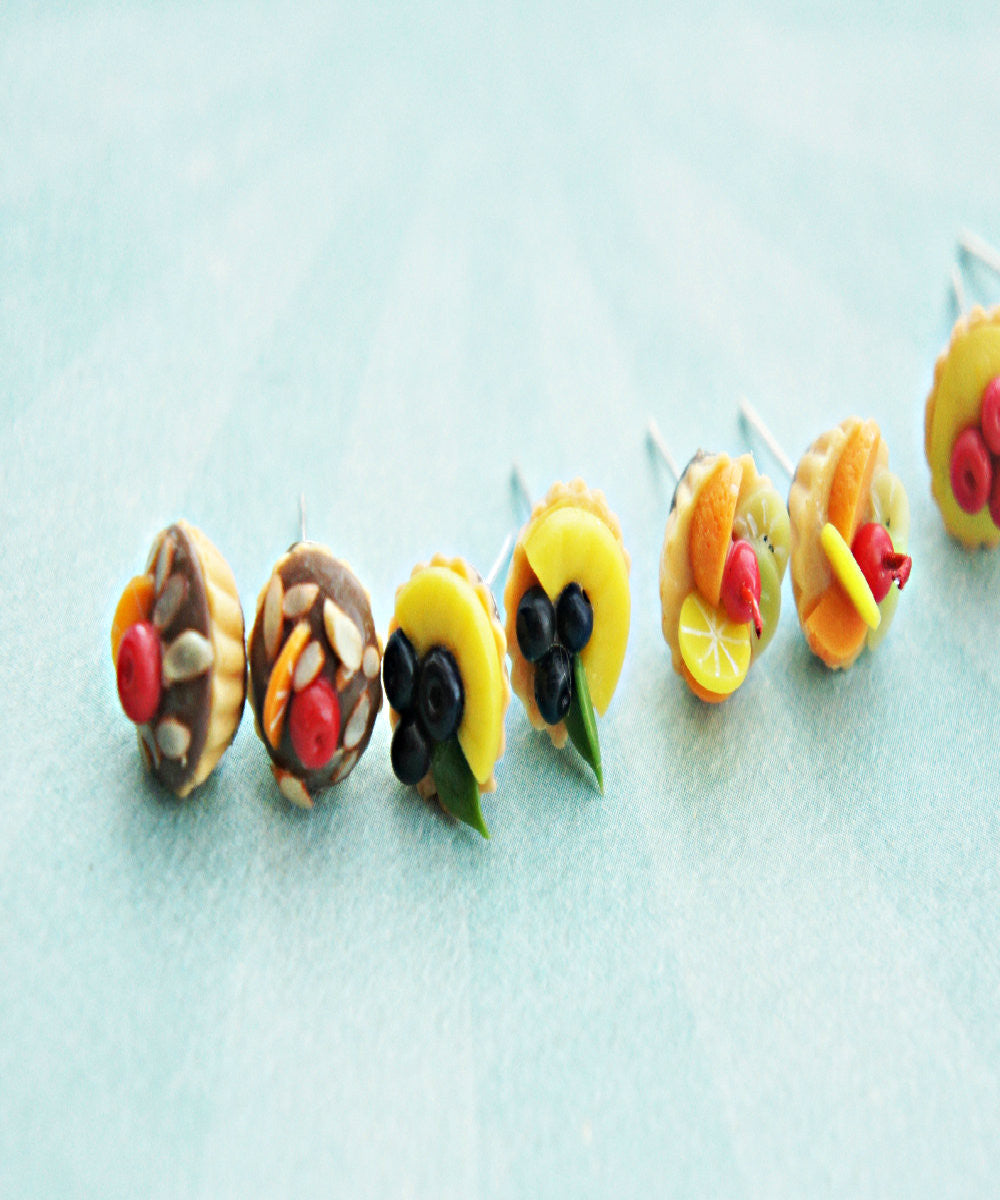 Fruit Tart Earrings - Jillicious charms and accessories