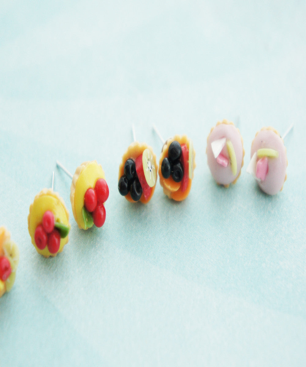 Fruit Tart Earrings - Jillicious charms and accessories